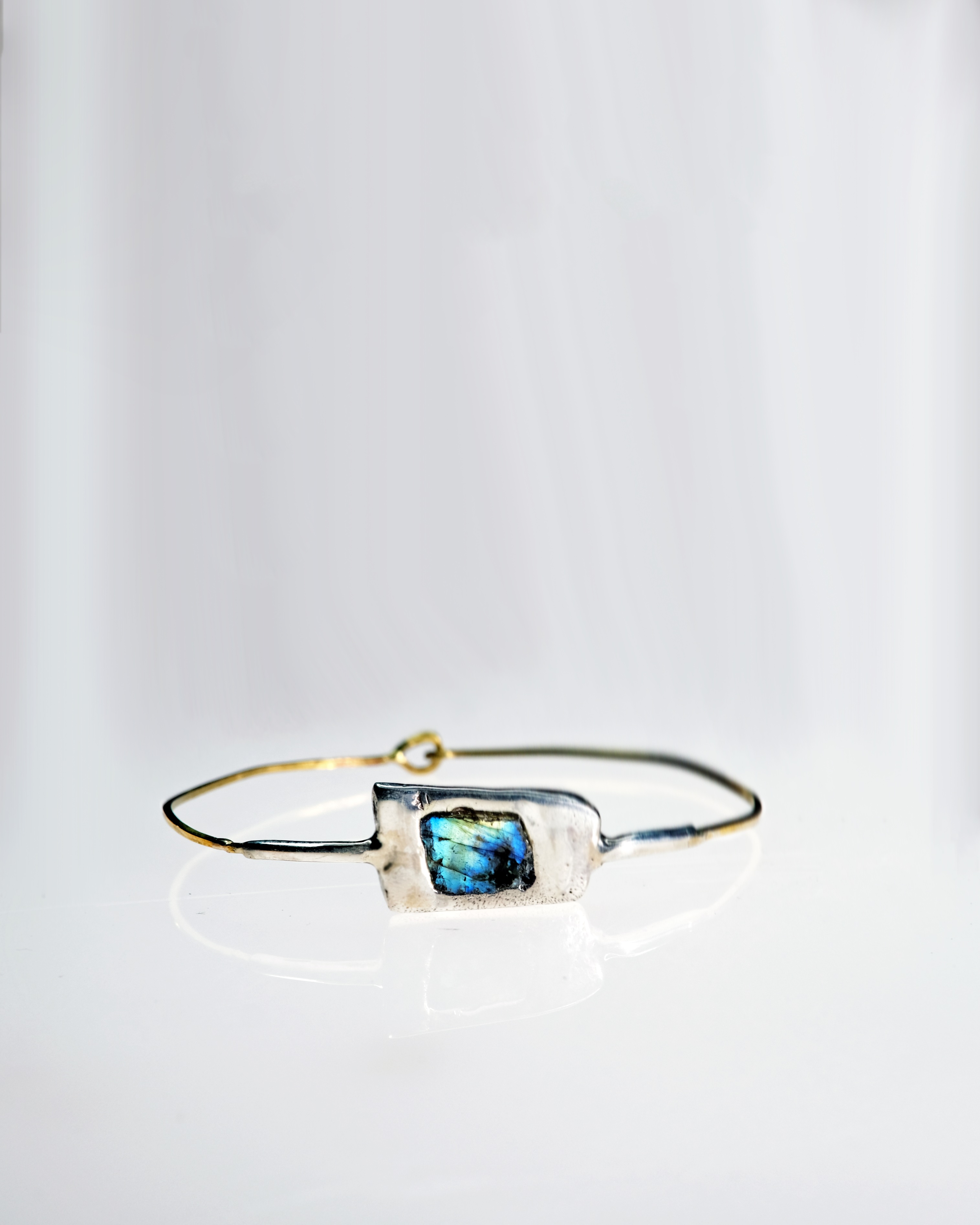 Silver bronze Labradorite