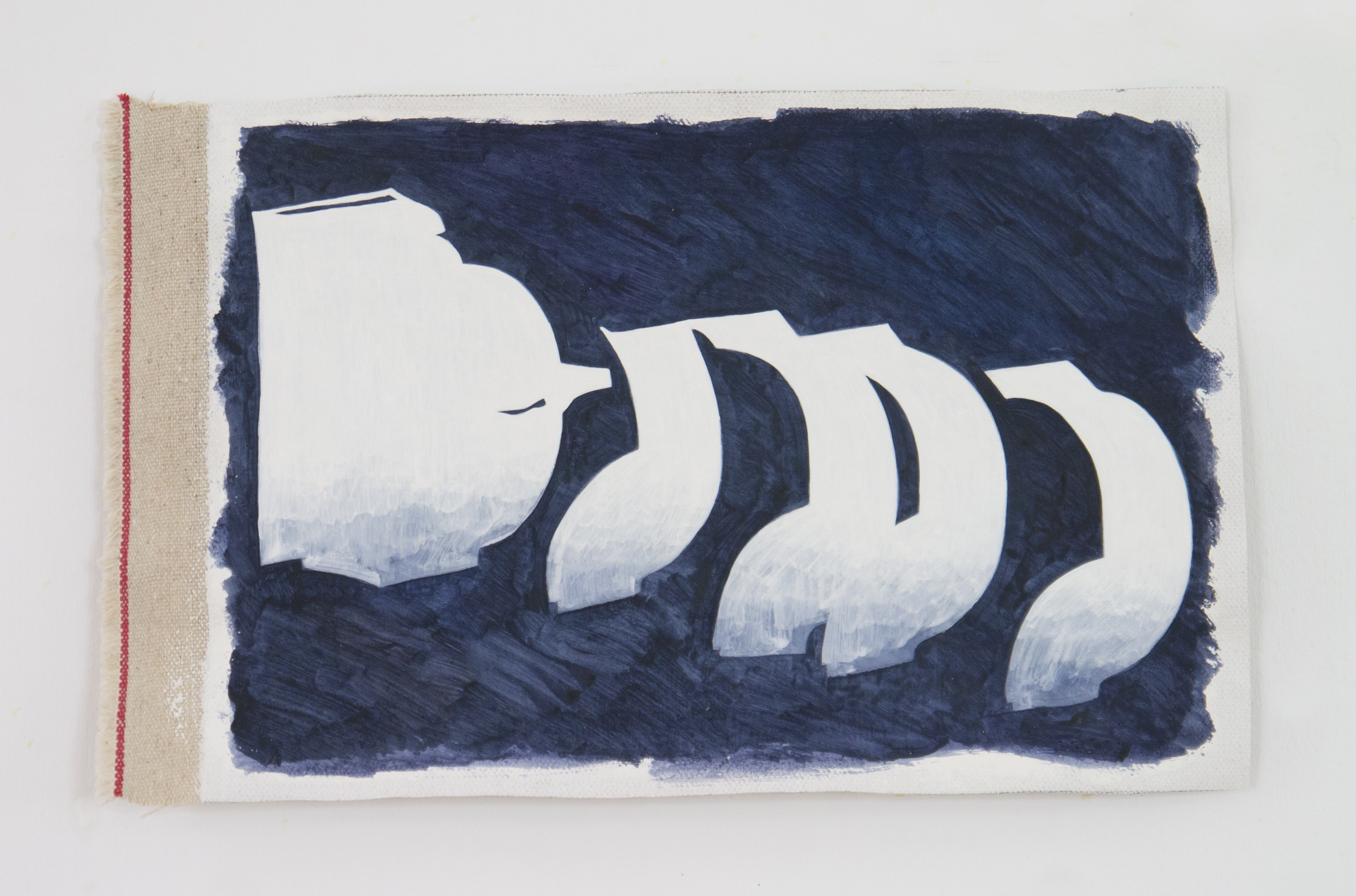 Untitled (gradation) #1, 20x31.5cm, oil on canvas, 2021