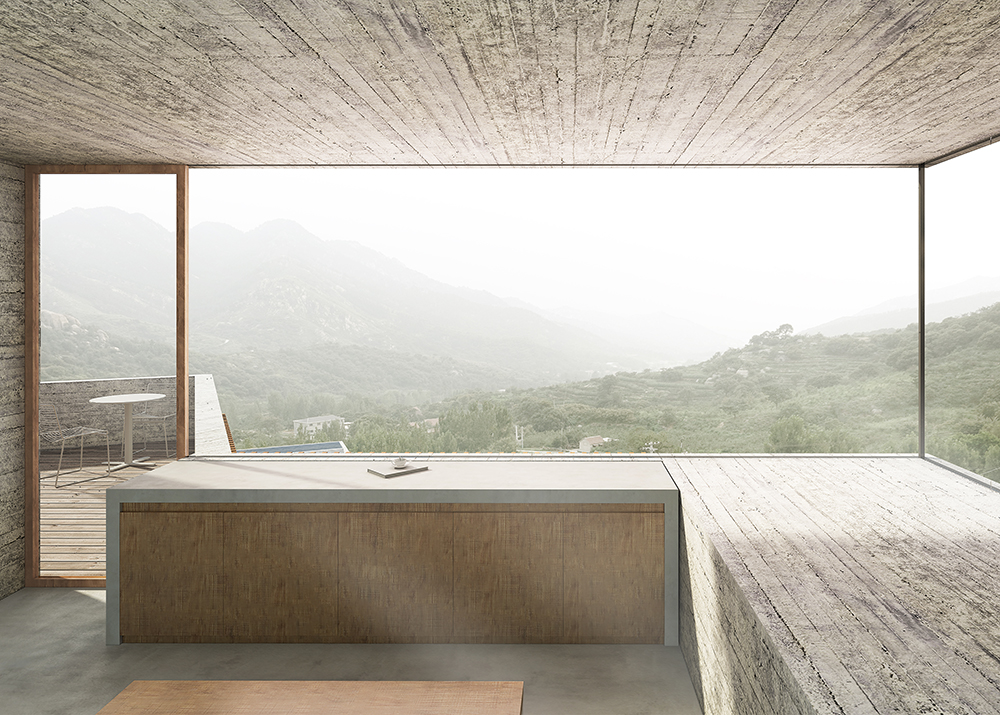view of the valley from one bedroom
