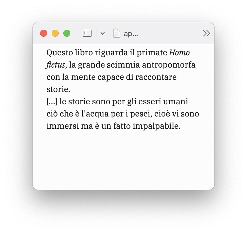 Da “L'istinto di narrare” di Jonathan Gottschall, Bollati Boringhieri #narrazione #storie #homofictus