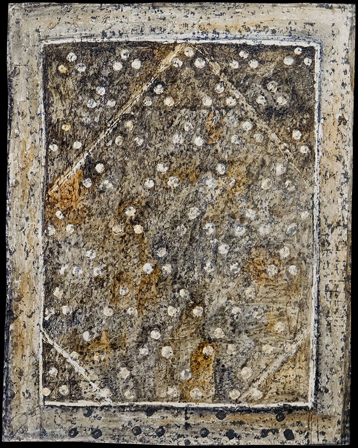 Design for handmade carpet. Gouache, wax. Painting on cardboard. 1960's