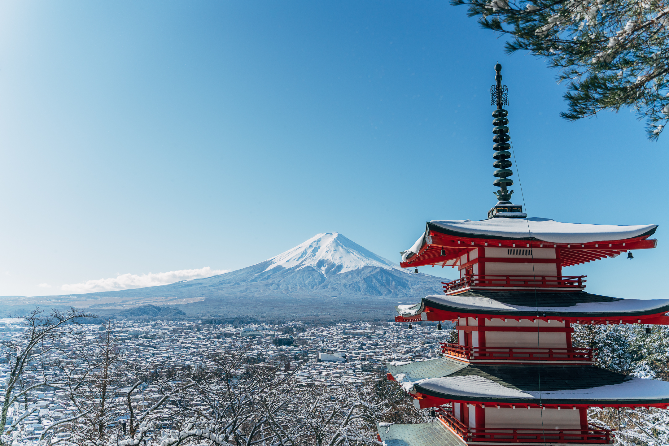 Mt Fuji and Chureito Pagoda