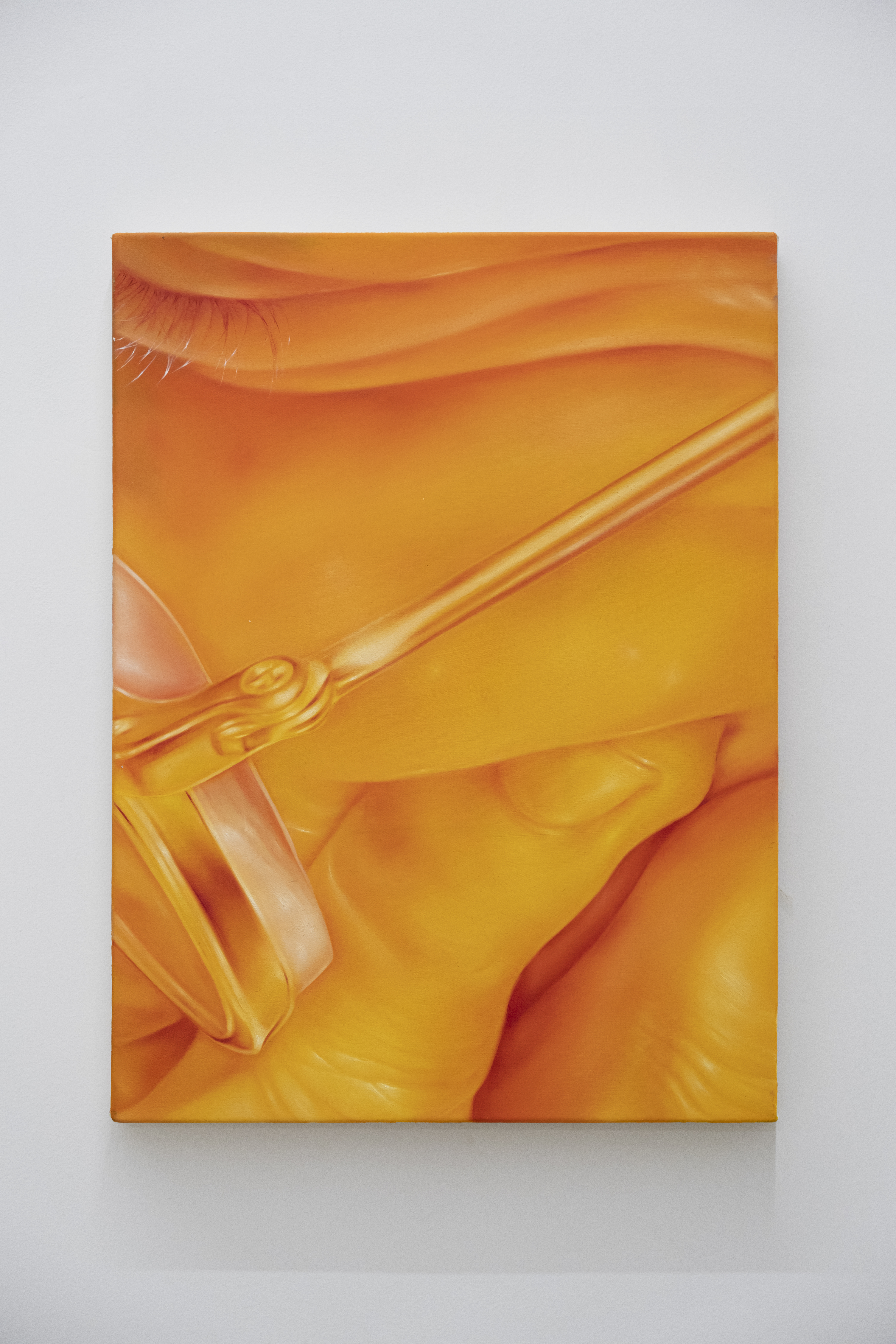 Lamplight (2022), oil on canvas, 18x24