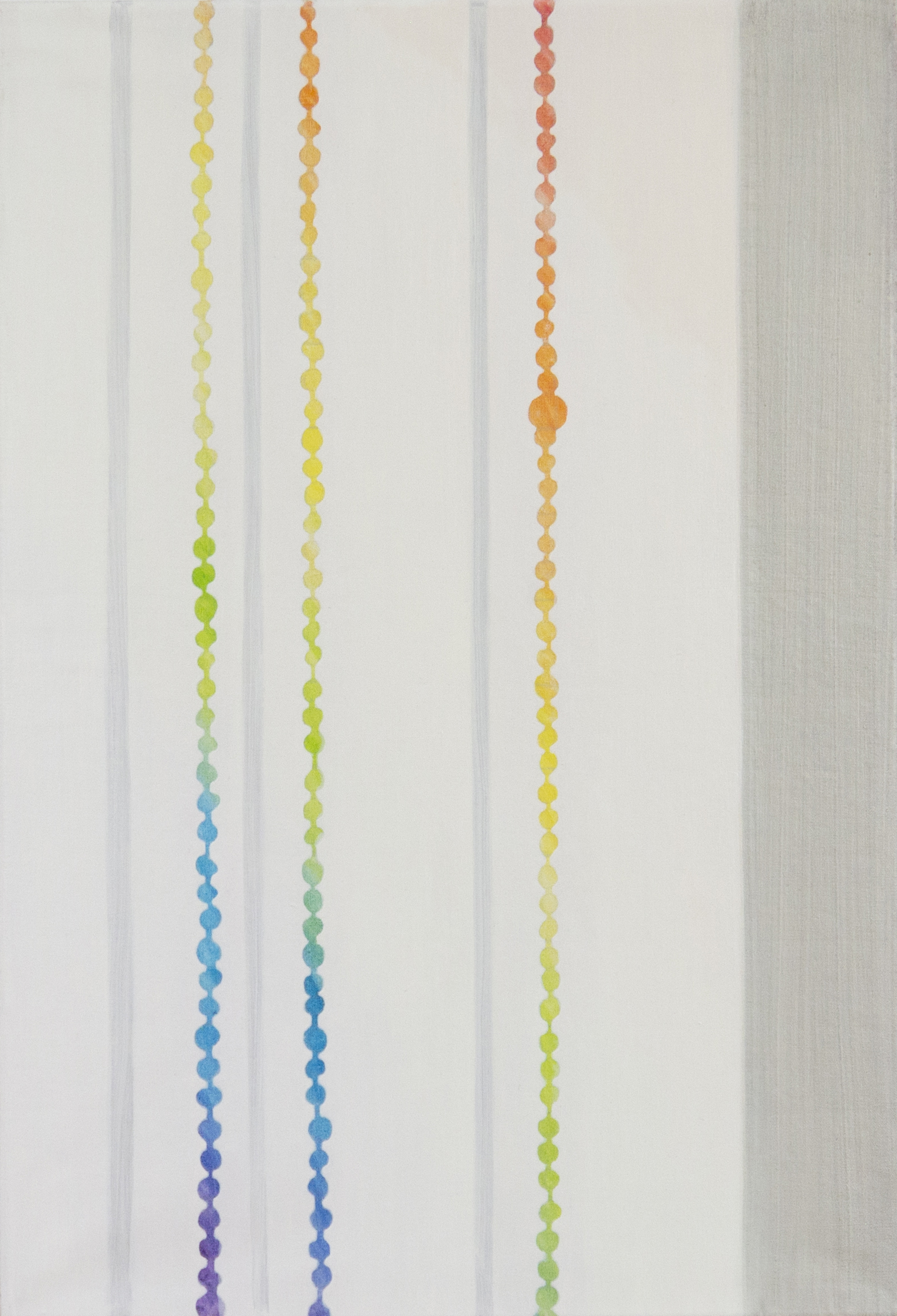 Untitled (beads) #3, 51x35cm, oil on canvas, 2021