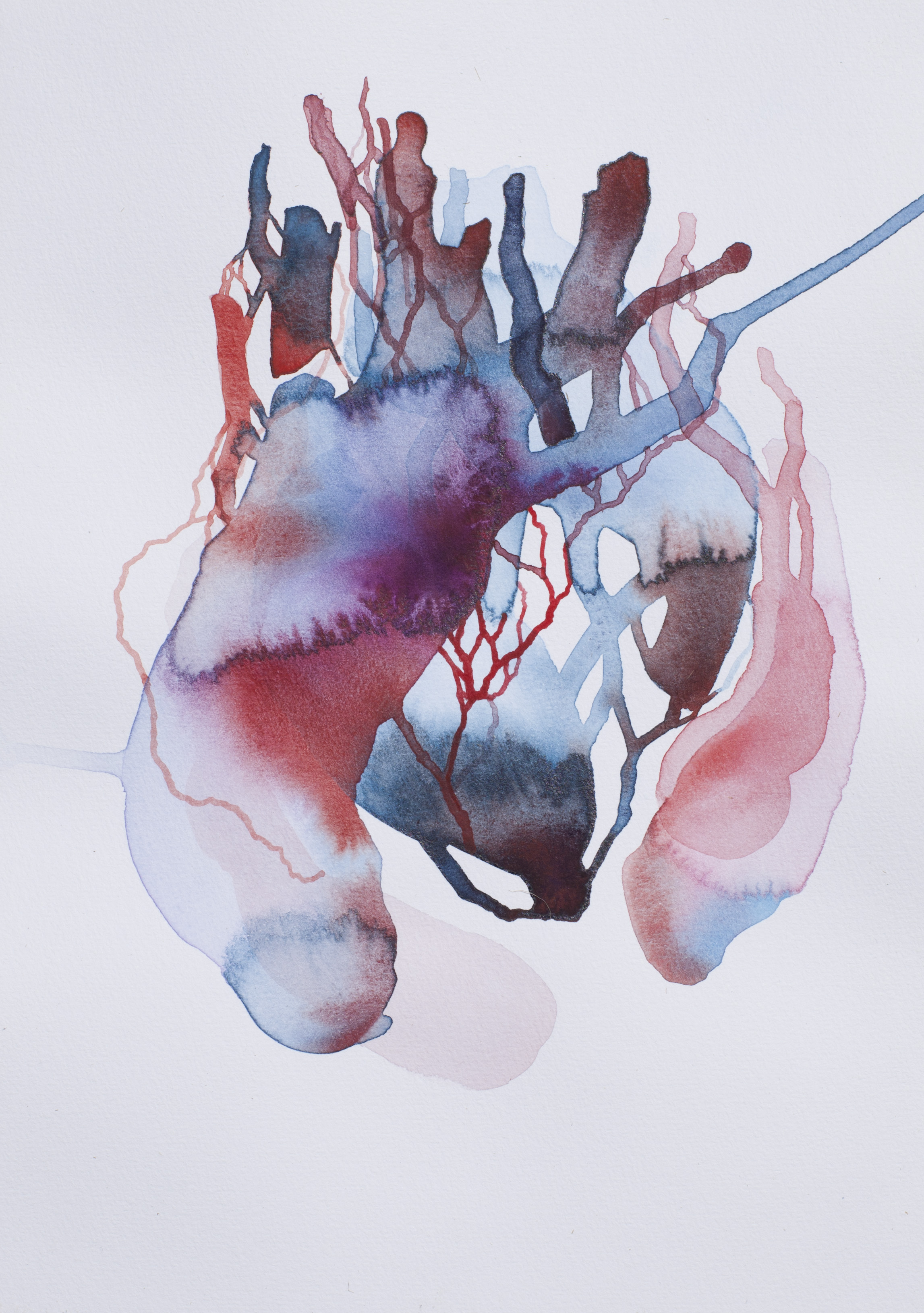 Entraille #4 (aquarelle, 29,5x21cm, mai 2025)