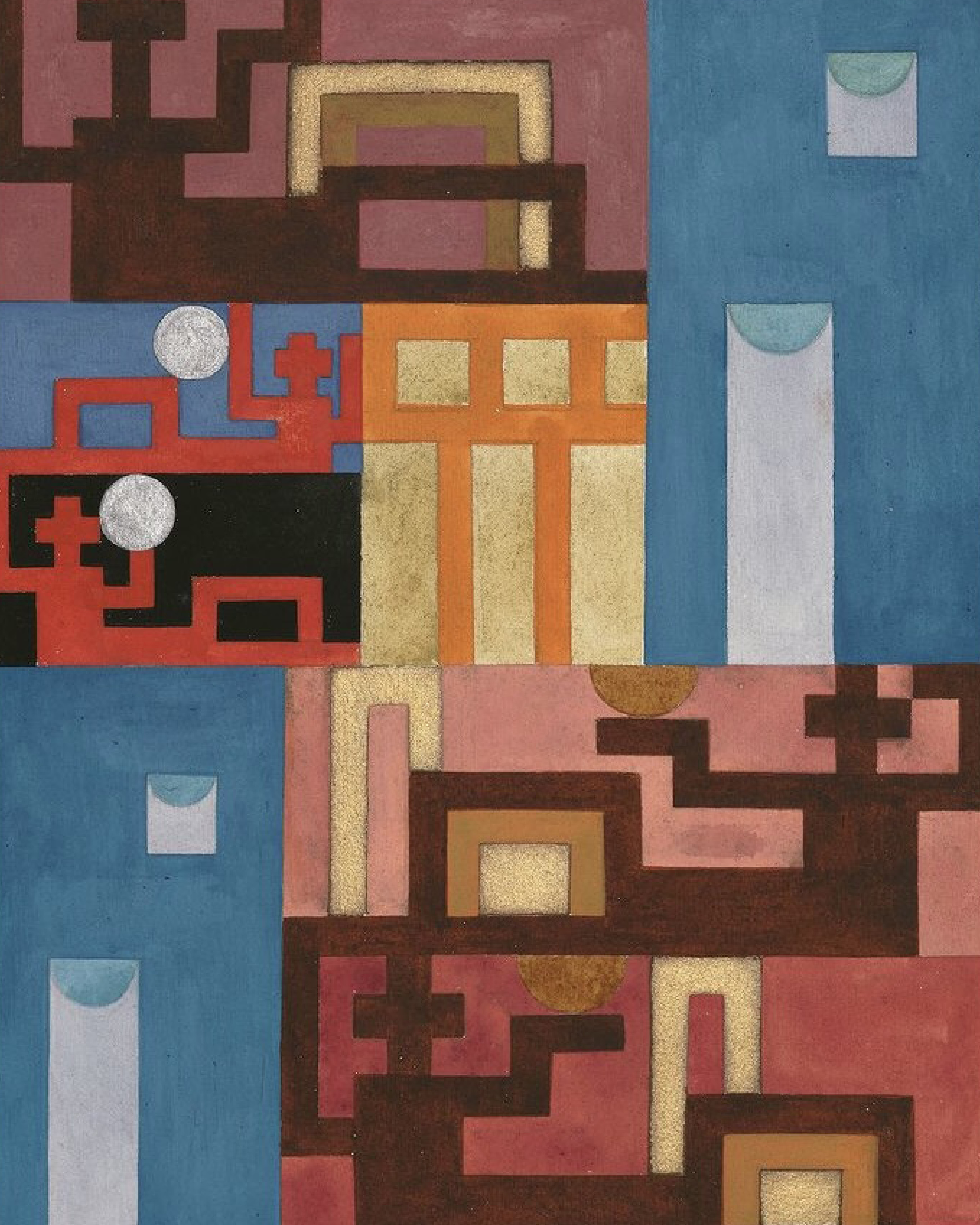 ‘Five Extended Figures’ 1926 Sophie Taeuber-Arp via @themuseumofmodernart
