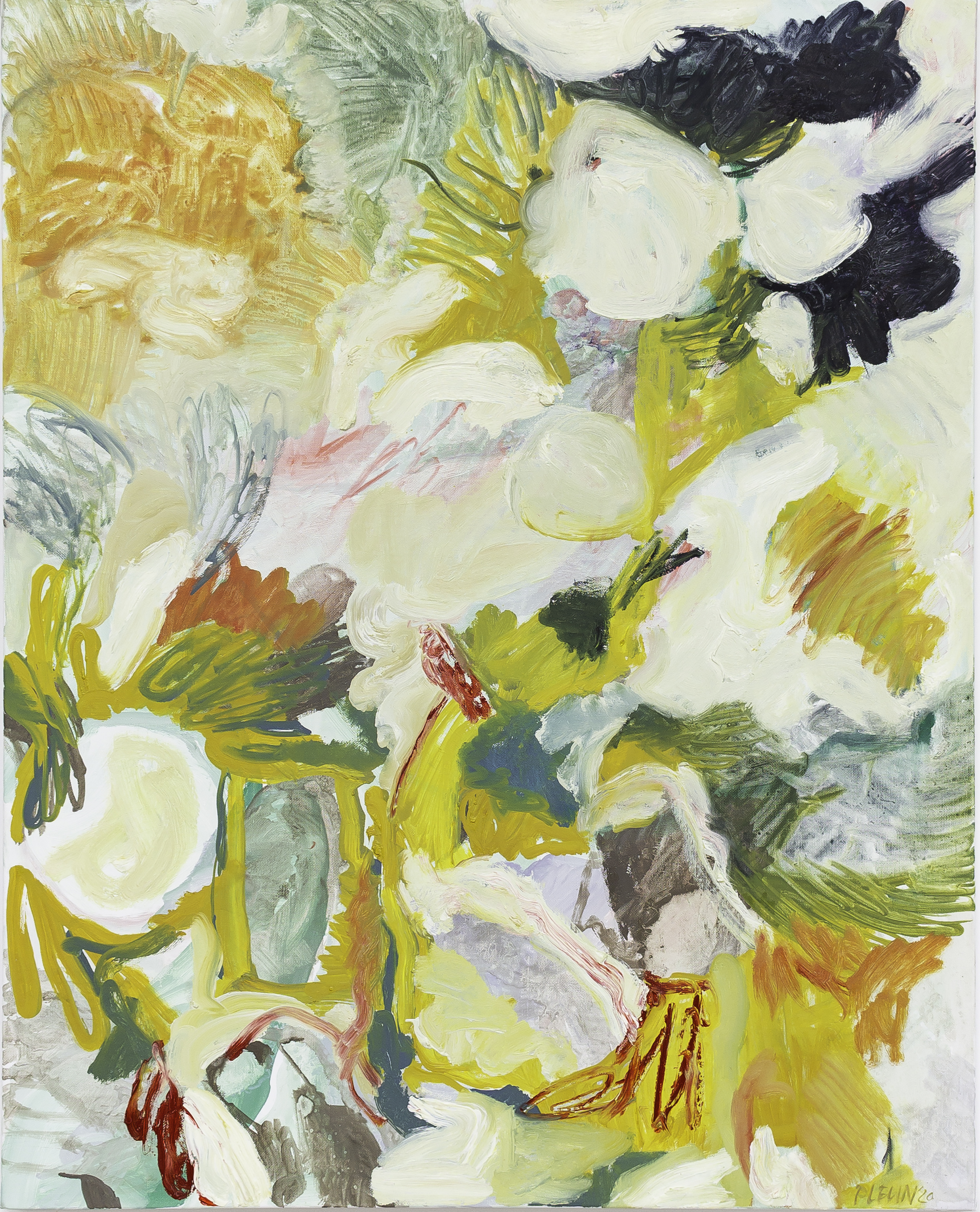 September, 2020, oil on linen, 100 x 80 cm