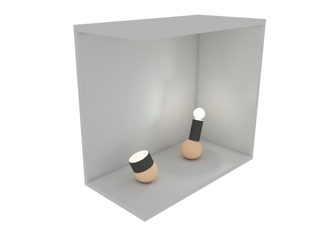 Renderings featuring the bobble lamp and a future iteration