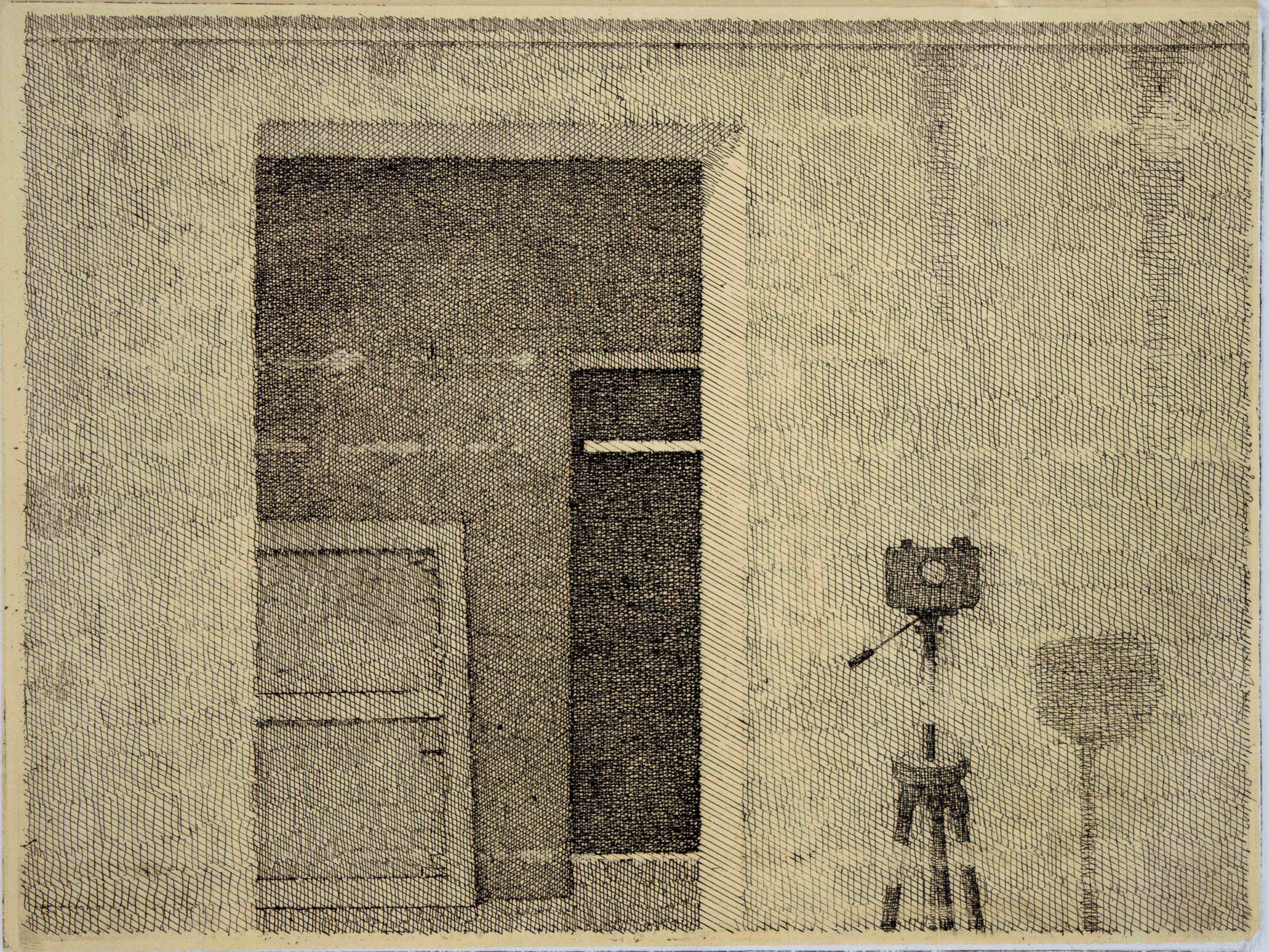 Atelier, 2020, acquaforte su zinco, mm 150x200