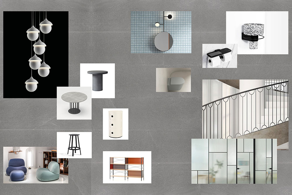 Moodboard, mobilier