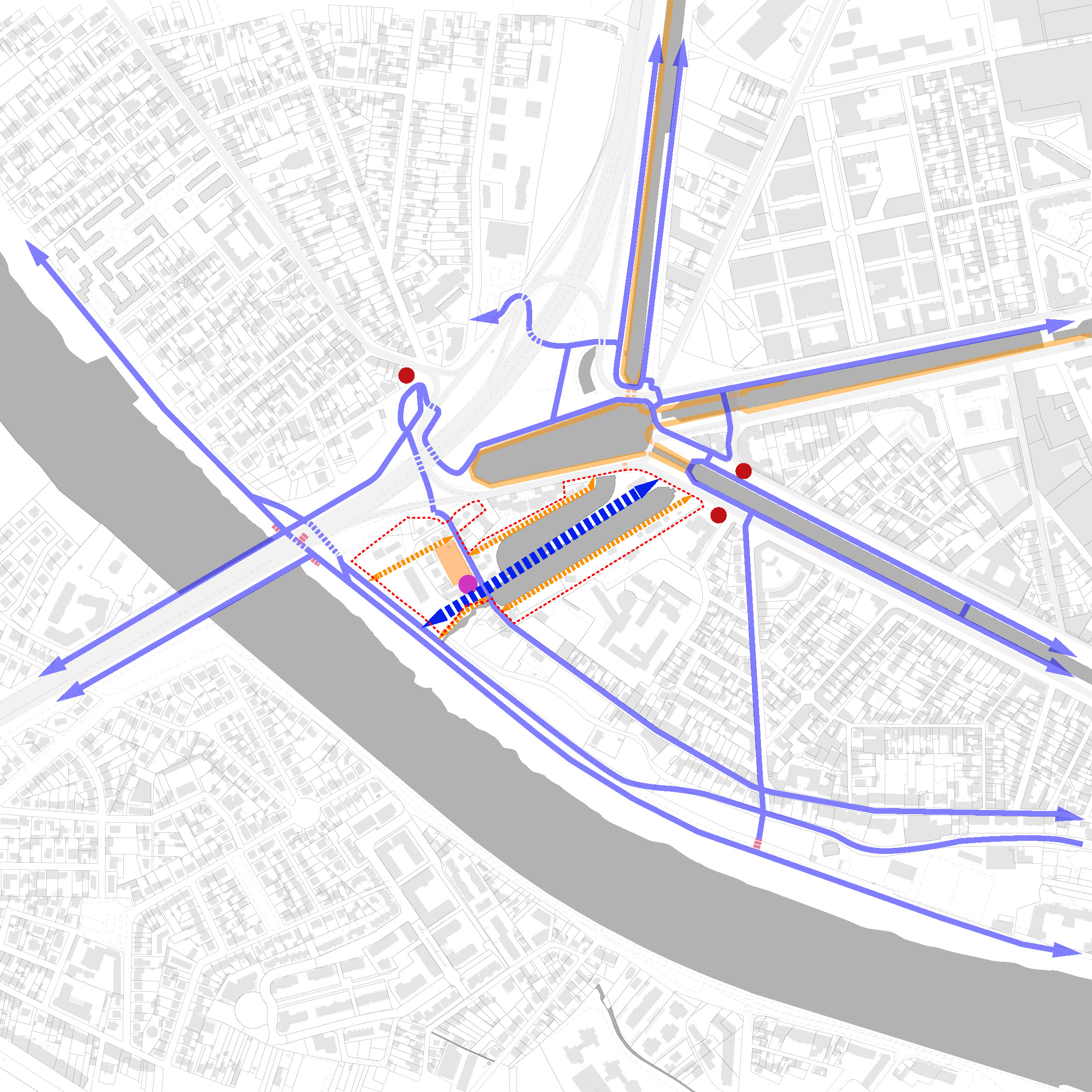Un contexte urbain aux multiples flux à hiérarchiser pour garantir une harmonie des déplacements