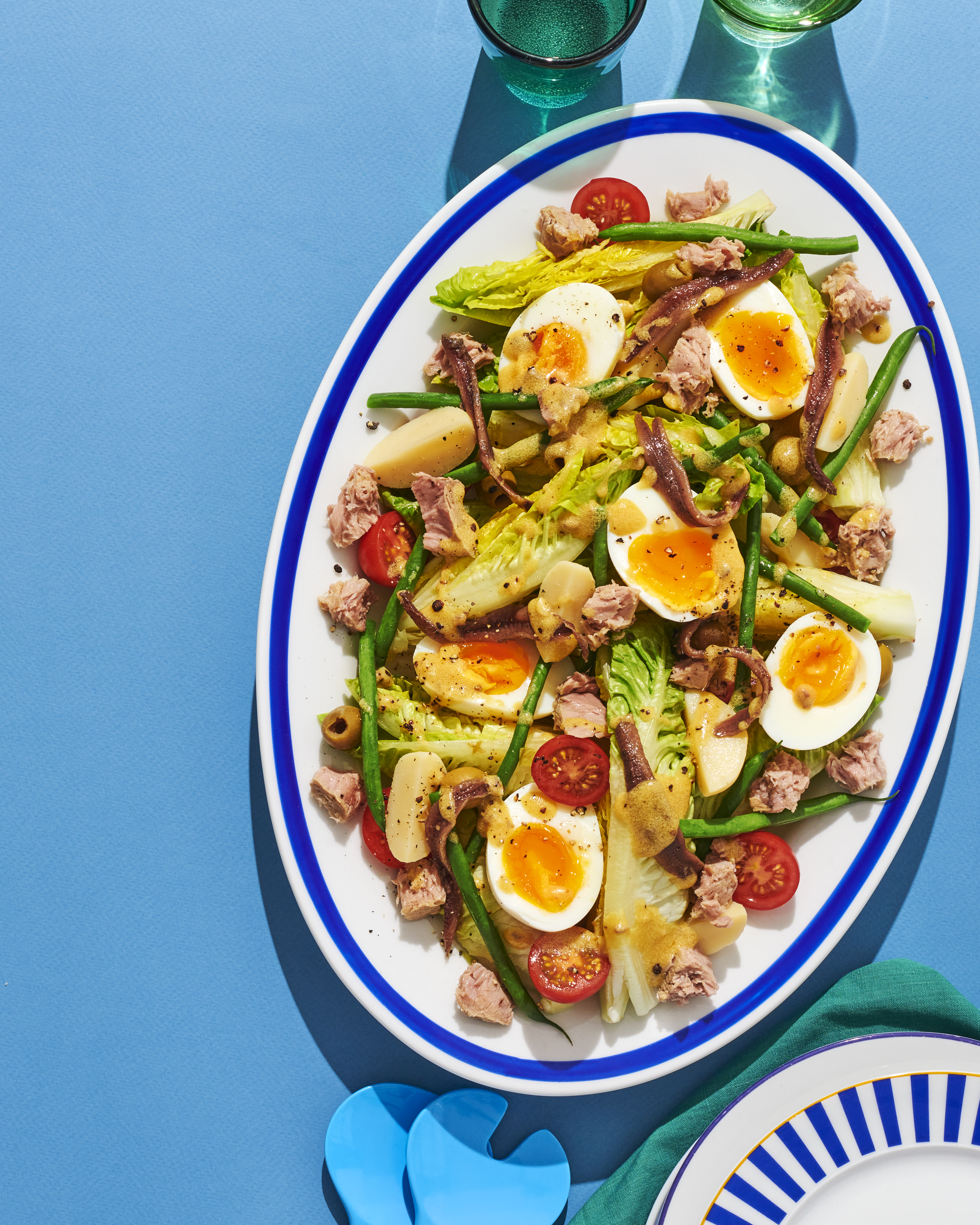 graphic colourful food