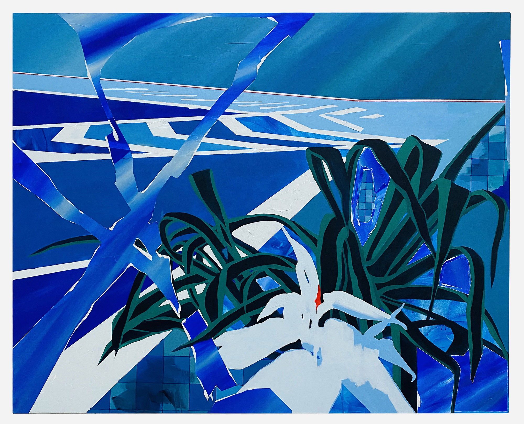 Metascape number III, 2023. Acrylic on canvas, 120 x 150 cm.