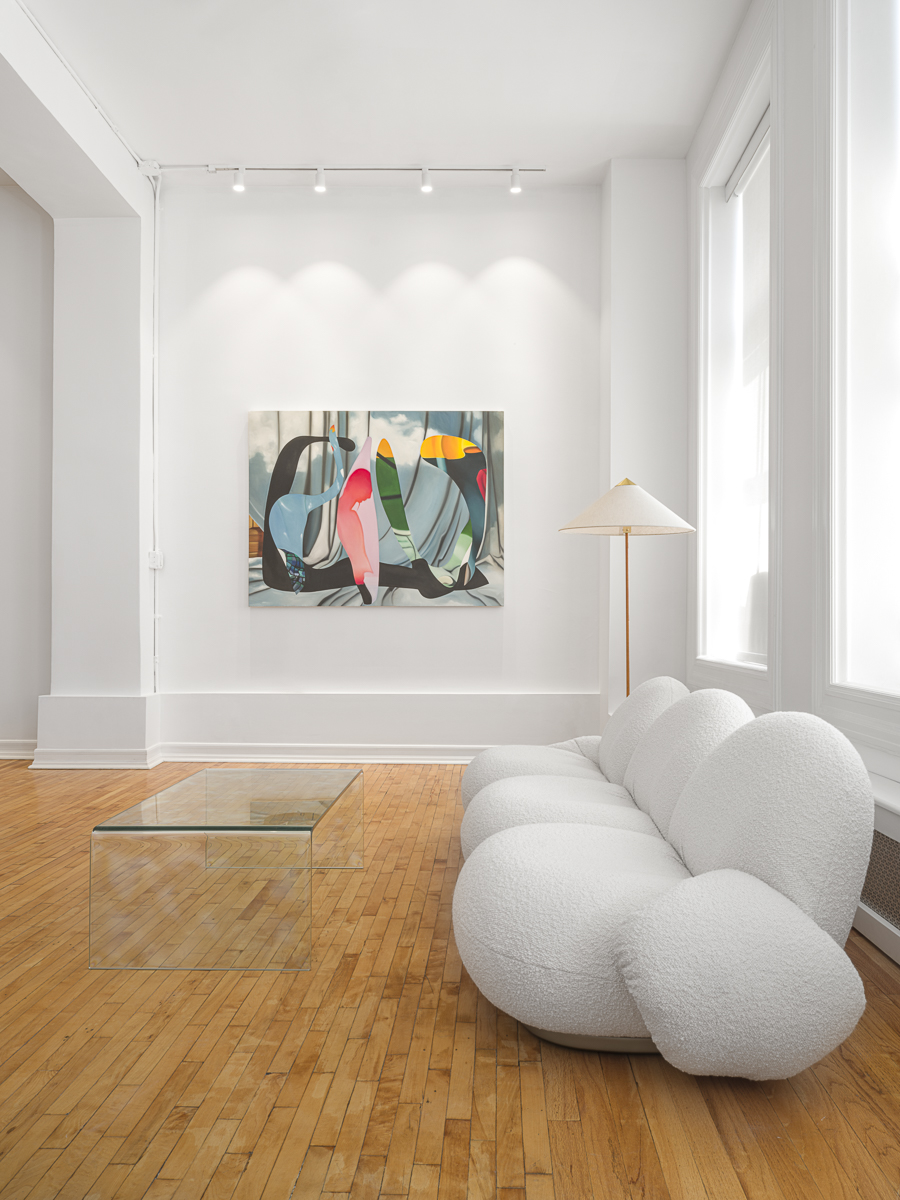 Installation view, Melissa Ríos, En los márgenes de lo que llamabas realidad, JO-HS NY, September 2024.