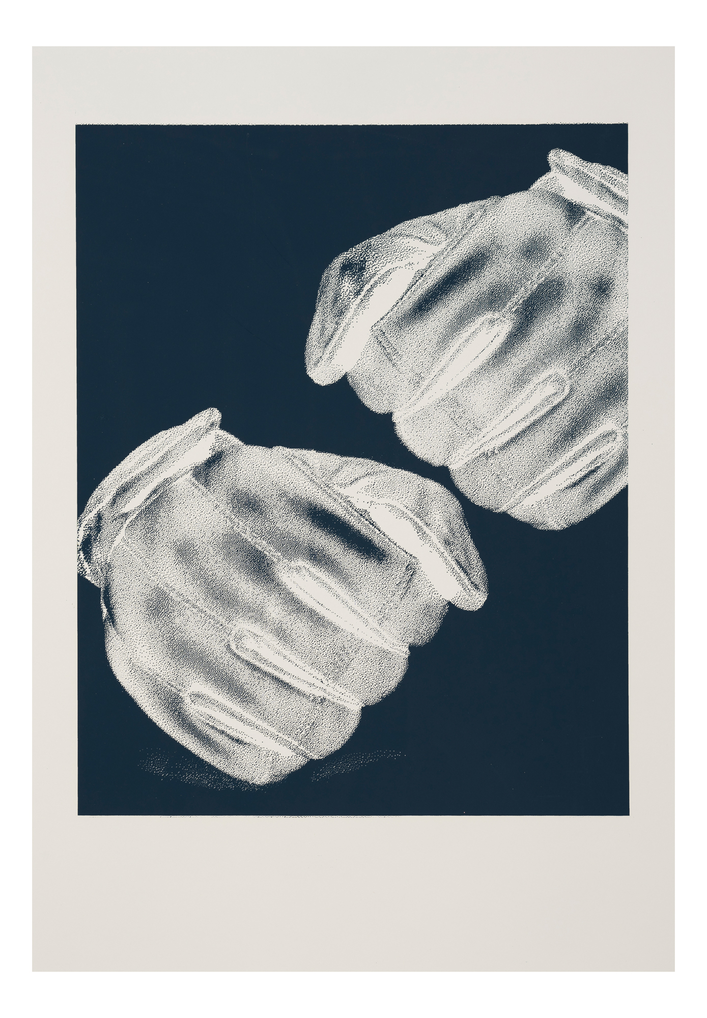 Print 031, 2019, Screen print in oil on paper,  35 x 50 cm