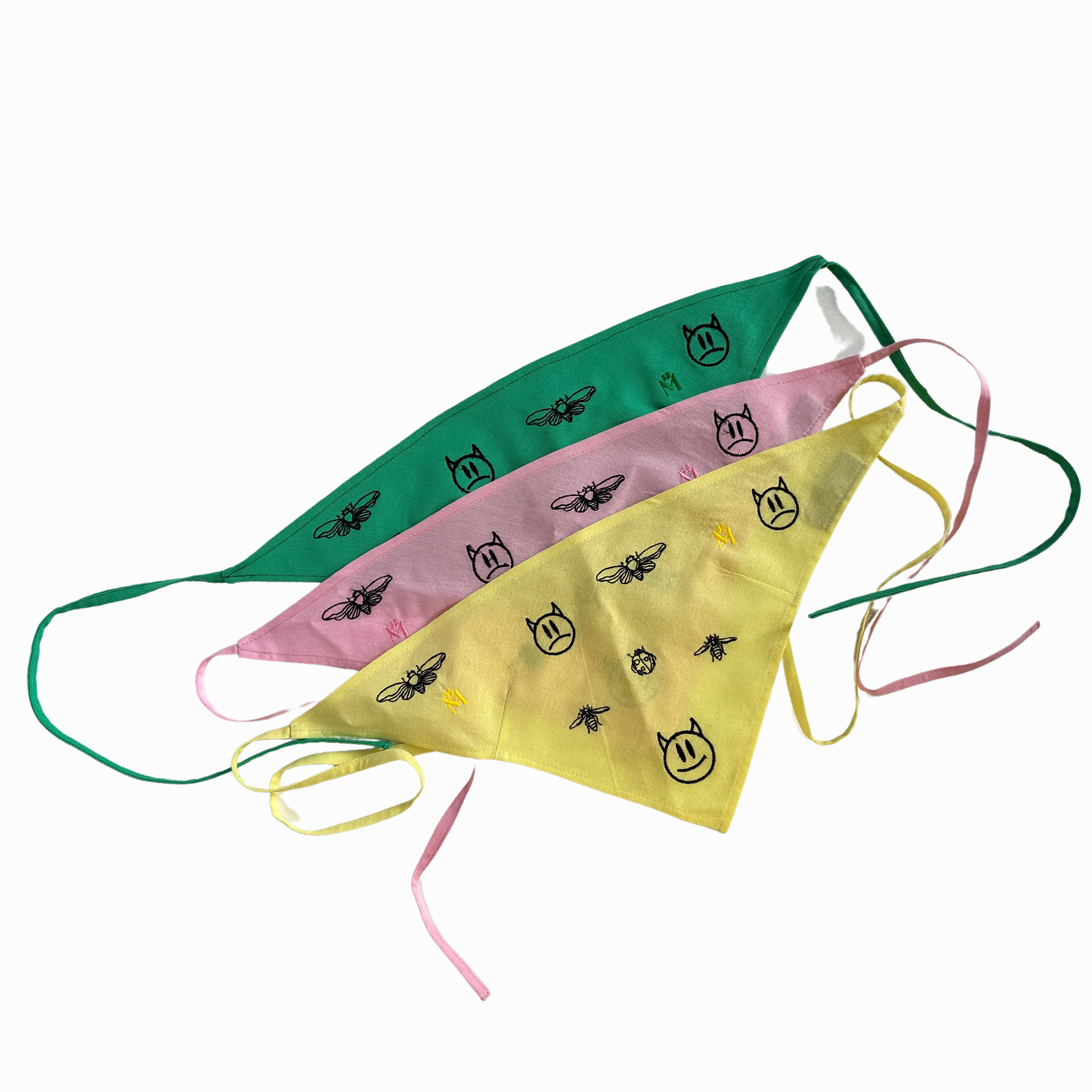 Triangular scarves