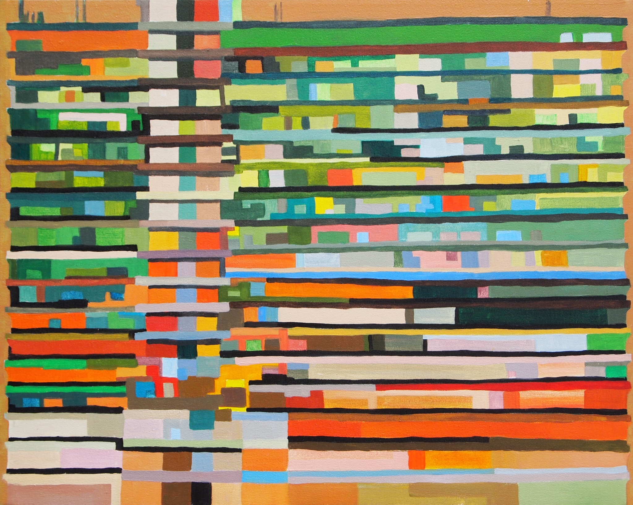 Paul's Tower No. 4 - 70cm x 57cm - oil on canvas SOLD