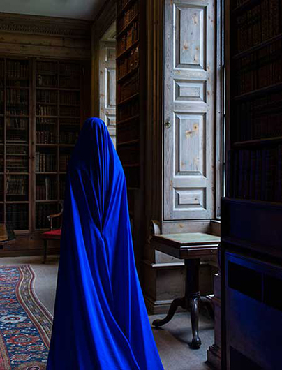 Eton College Library and She II, 33.5 × 44cm. 2017