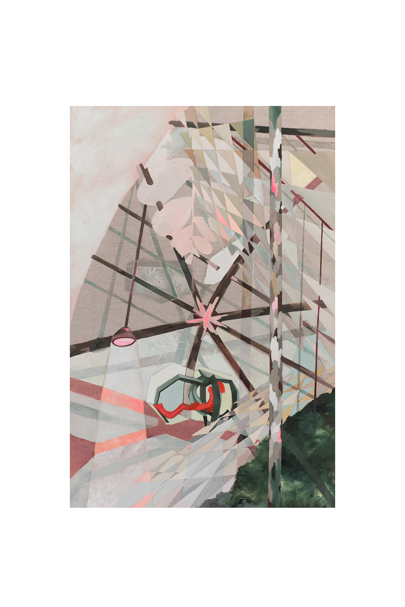 Metapaisagem n&uacute;mero XXIII, 2025. &Oacute;leo sobre tela, 150 x 100 cm.