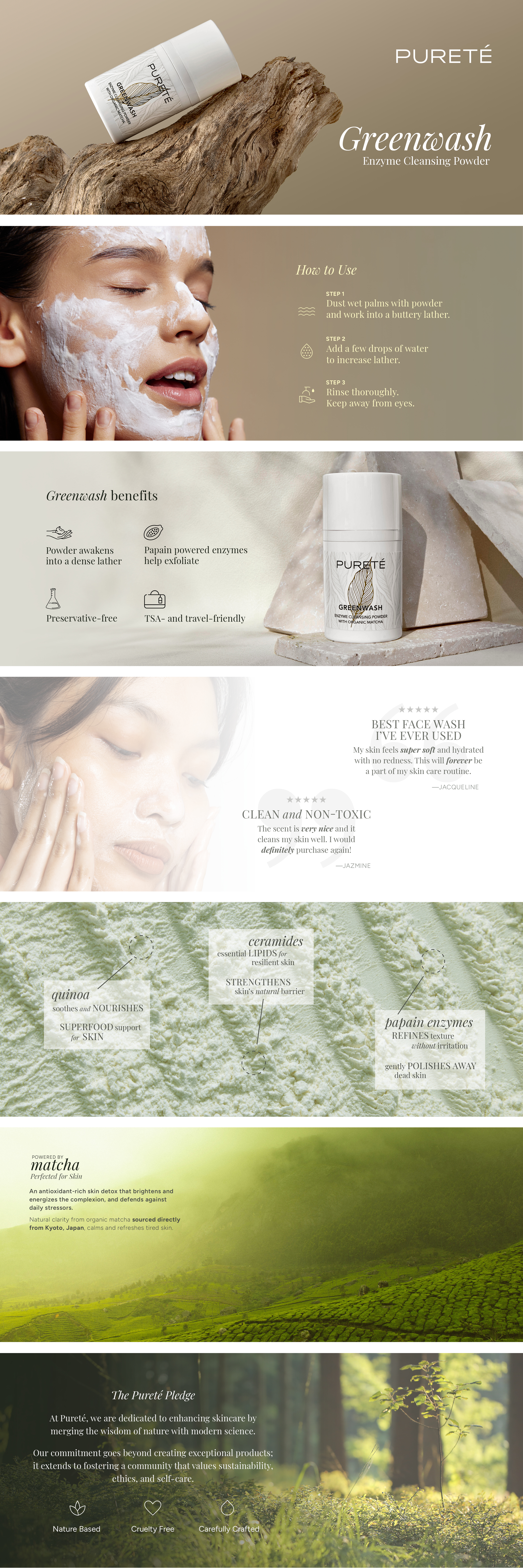 AMAZON A+ CONTENT / PURET&Eacute;