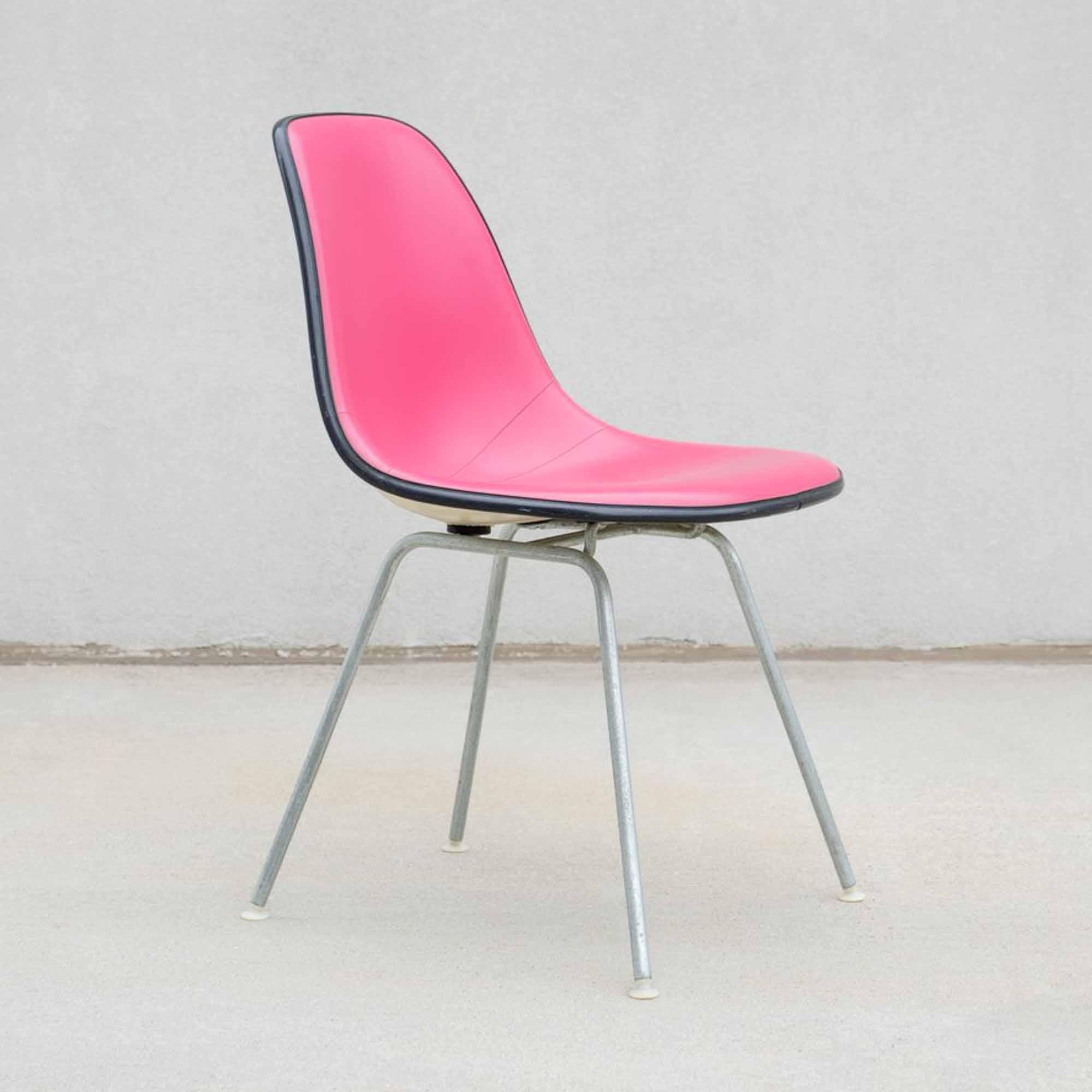 pink eames chair space age mid century style Sweeterfat NYC rare design furniture for sale
