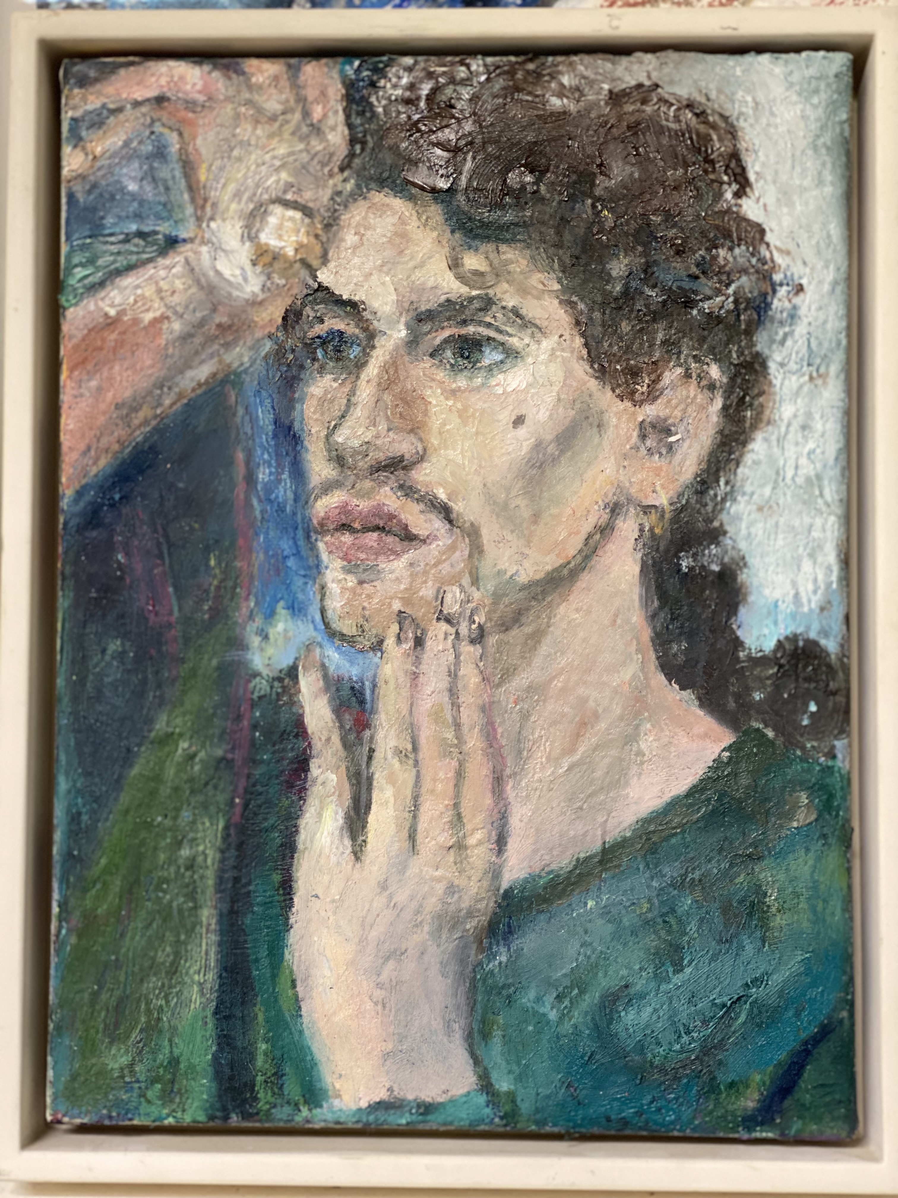 Luisa-Mateo, oil on canvas, 30 x 22 cm 2022