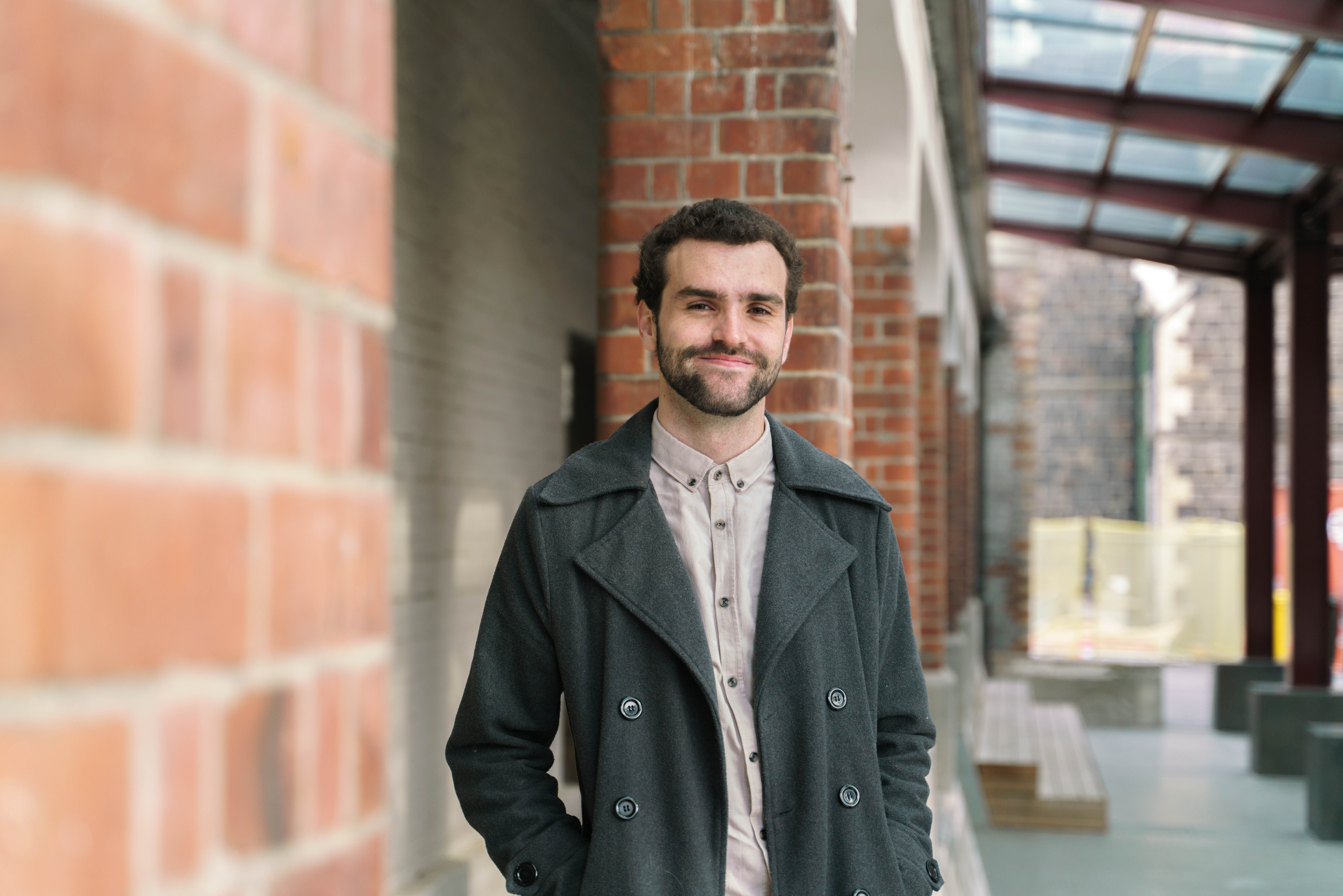 Richard Townsend at the Ōtautahi Arts Centre, Photographed by Ella Waswo