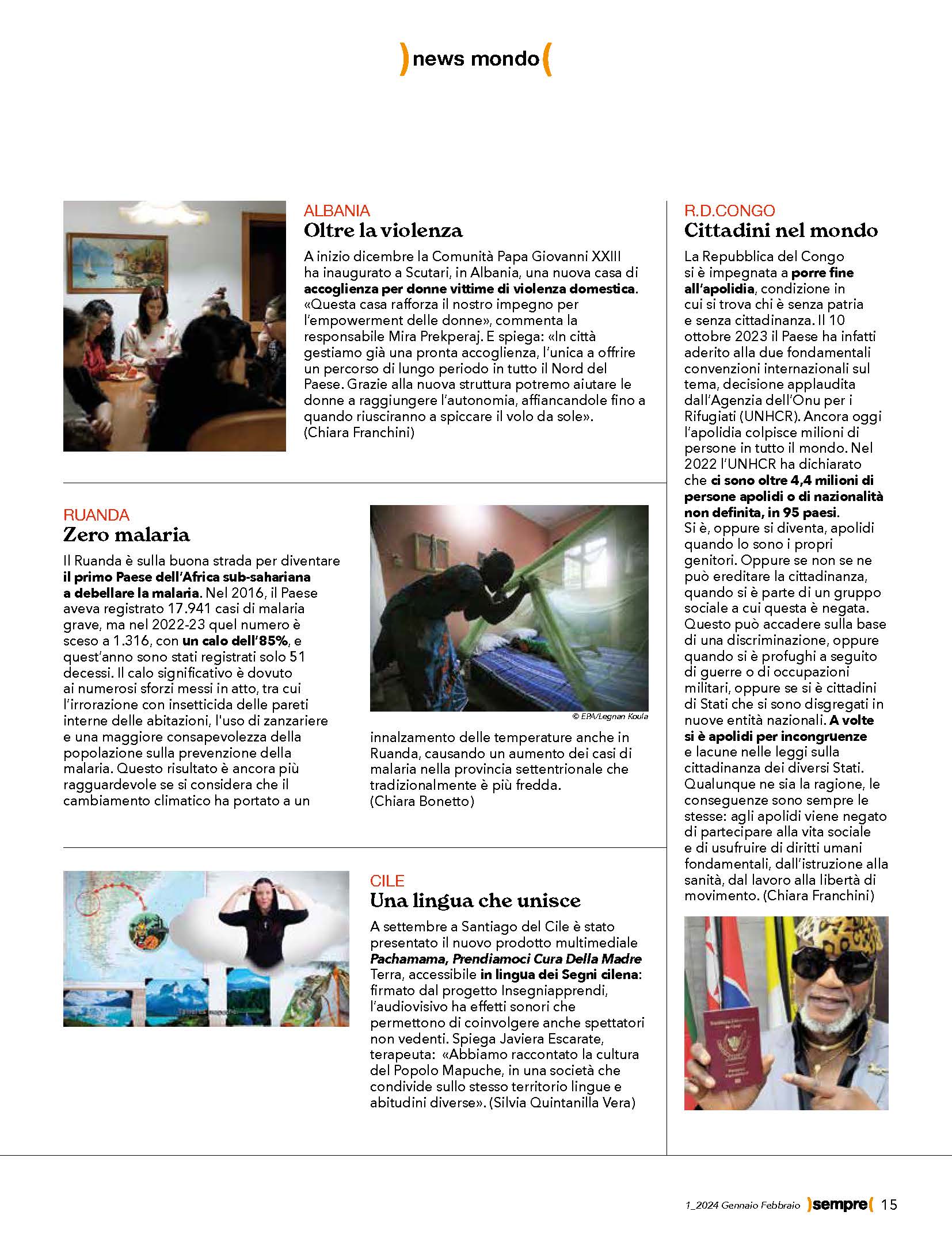 Sempre Magazine - Albania: Oltre la Violenza