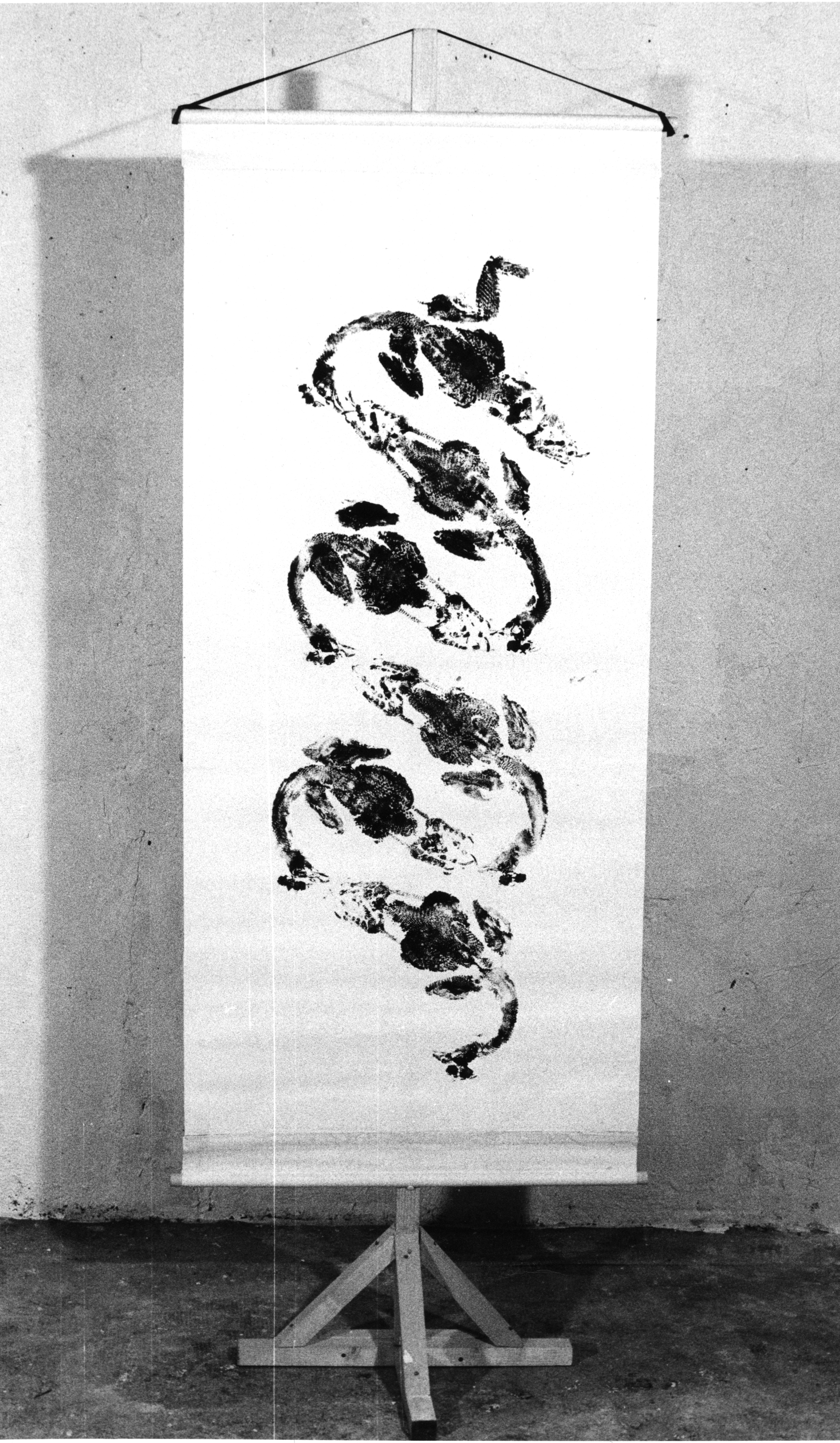 Poulets dansant, 110x50cm