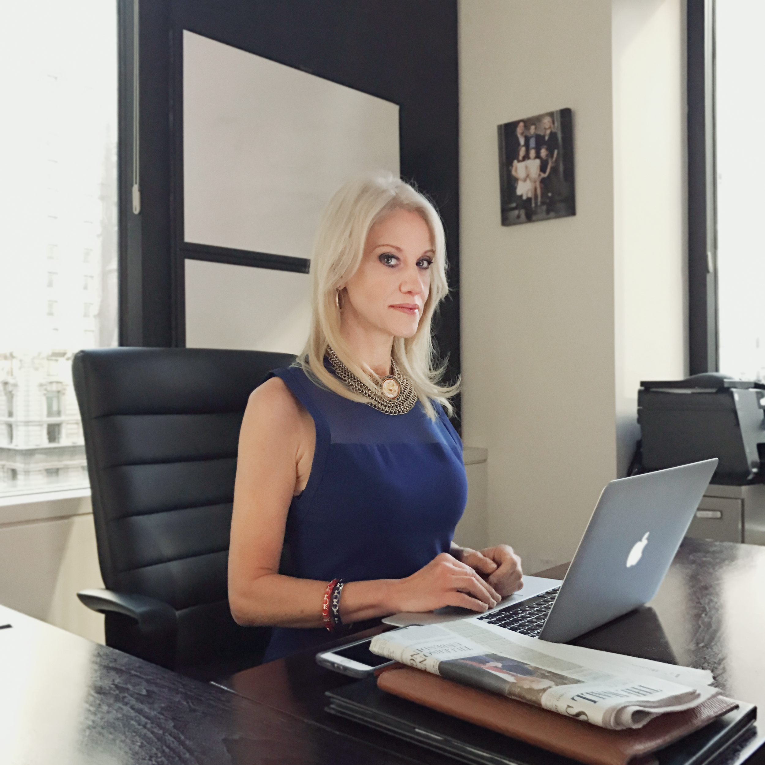 FIRSTSFor Time MagazineKellyanne Conway is the first woman to run a winning presidential campaign.Trump Tower New York, New York, January 13, 2017. OverviewIndex