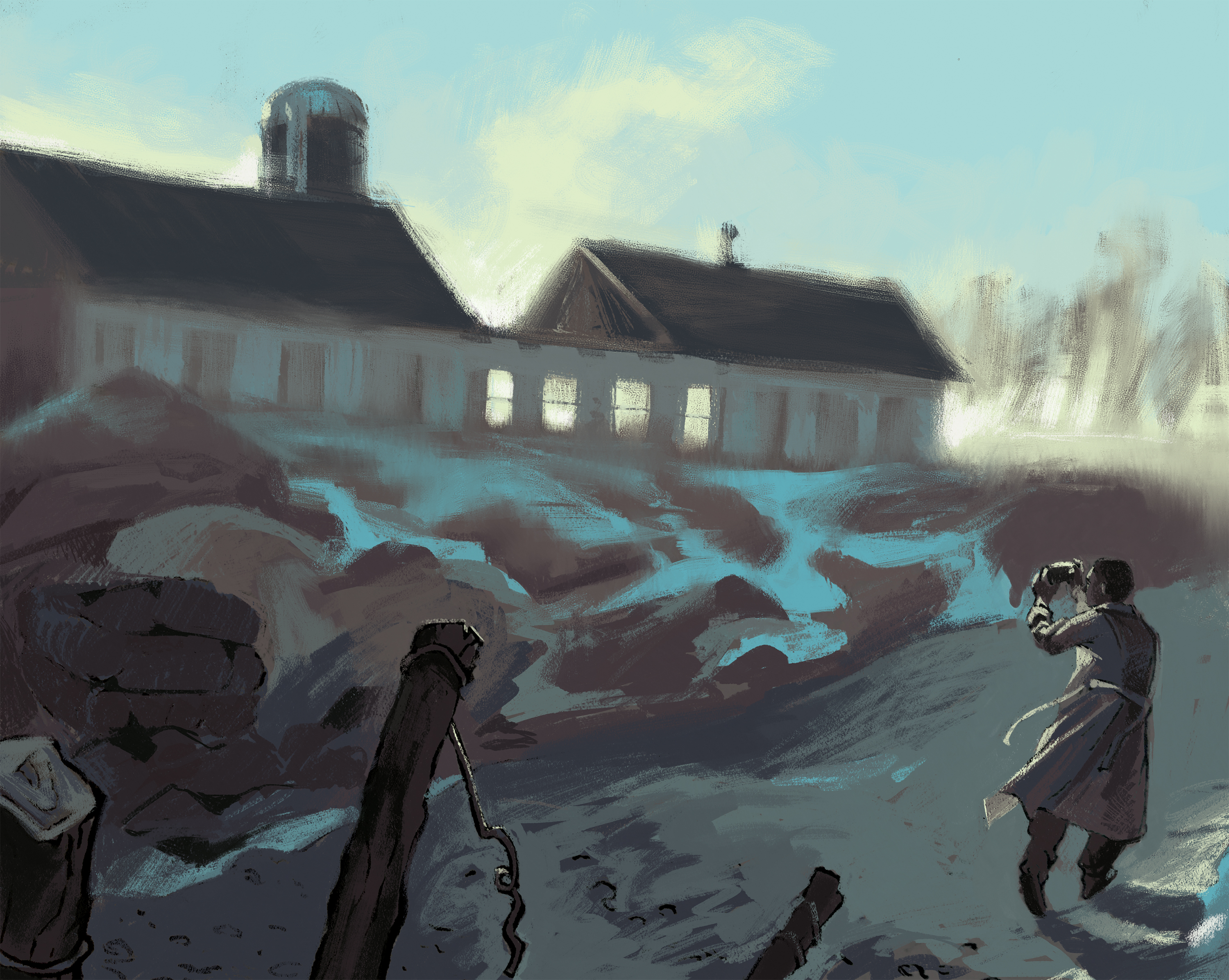 "The Lens of Kenneth T. Mars" written for The Indy by Alina Kulman (Feb. 2021).  A loving retrospective on the life of a Narragansett photographer. Photoshop painting.