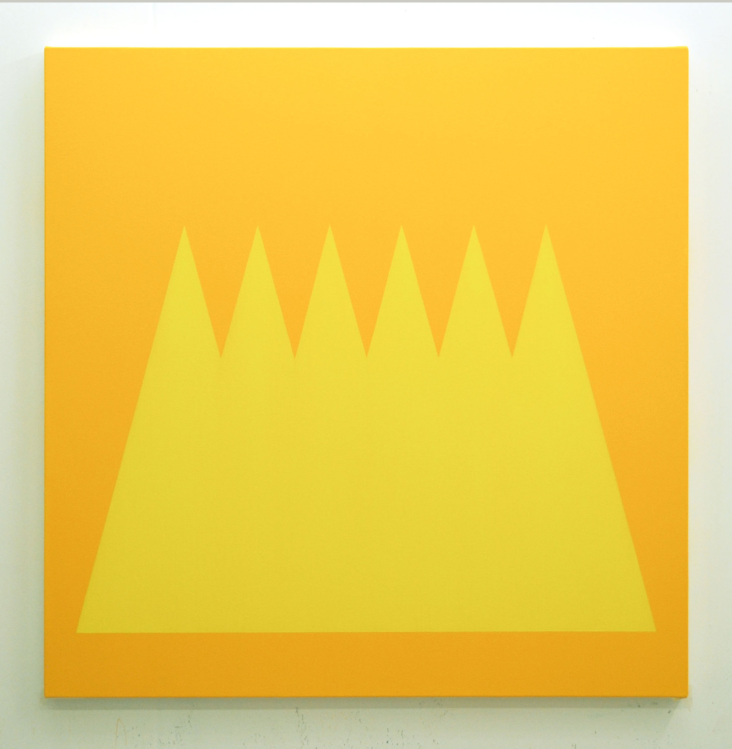 Mt. XII 100cm x 100cm oil and acrylic on canvas