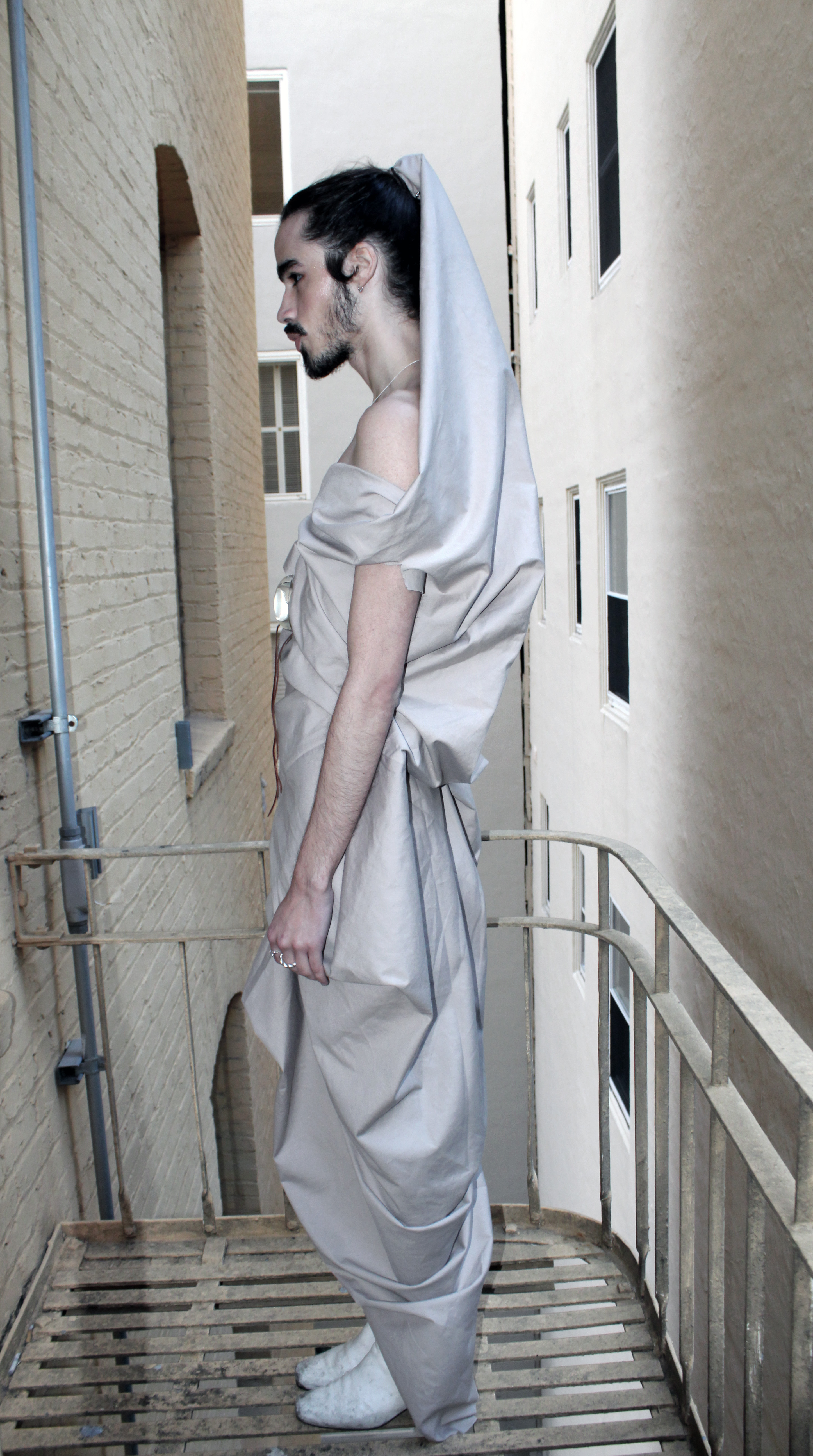  Gabe in Look 1 from volume 001: “symmetry of vice”  shot in San Francisco, CA 2022