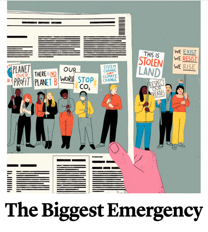 Monet, Jenni. “The Biggest Emergency,” CJR, Spring 2020.