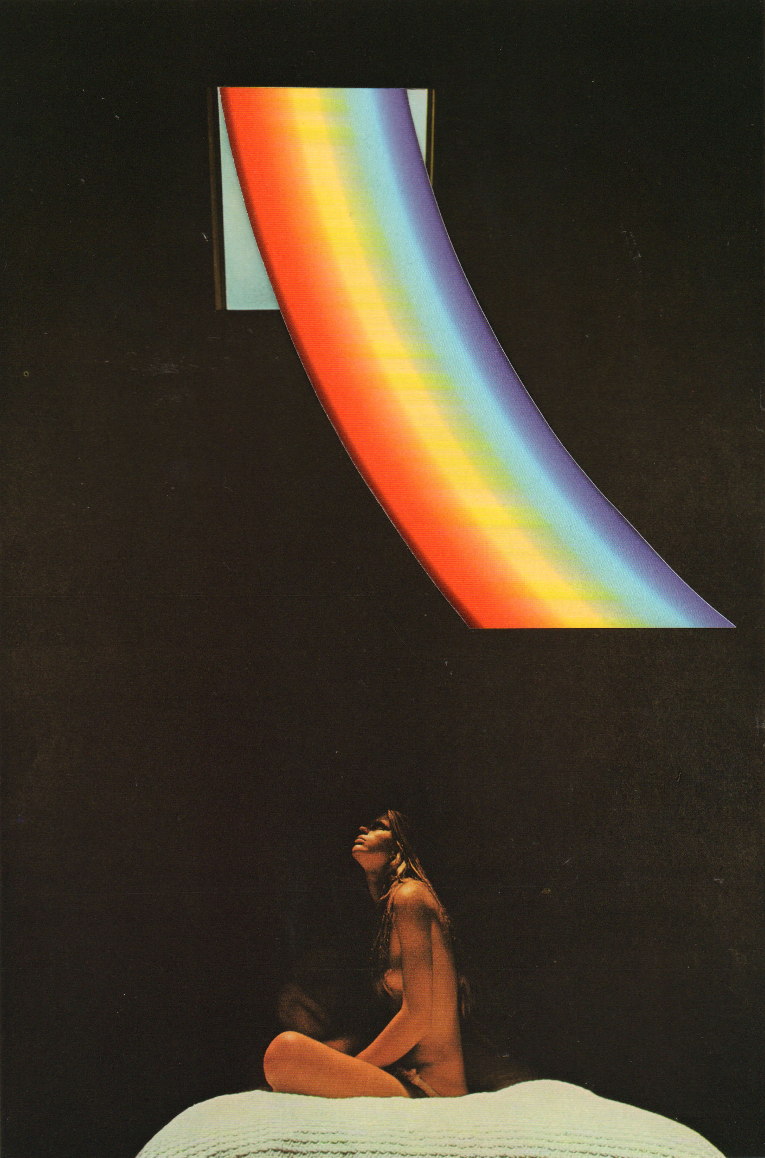 Rainbow Window, 2017, photomontage on board, 20 x 32 cm