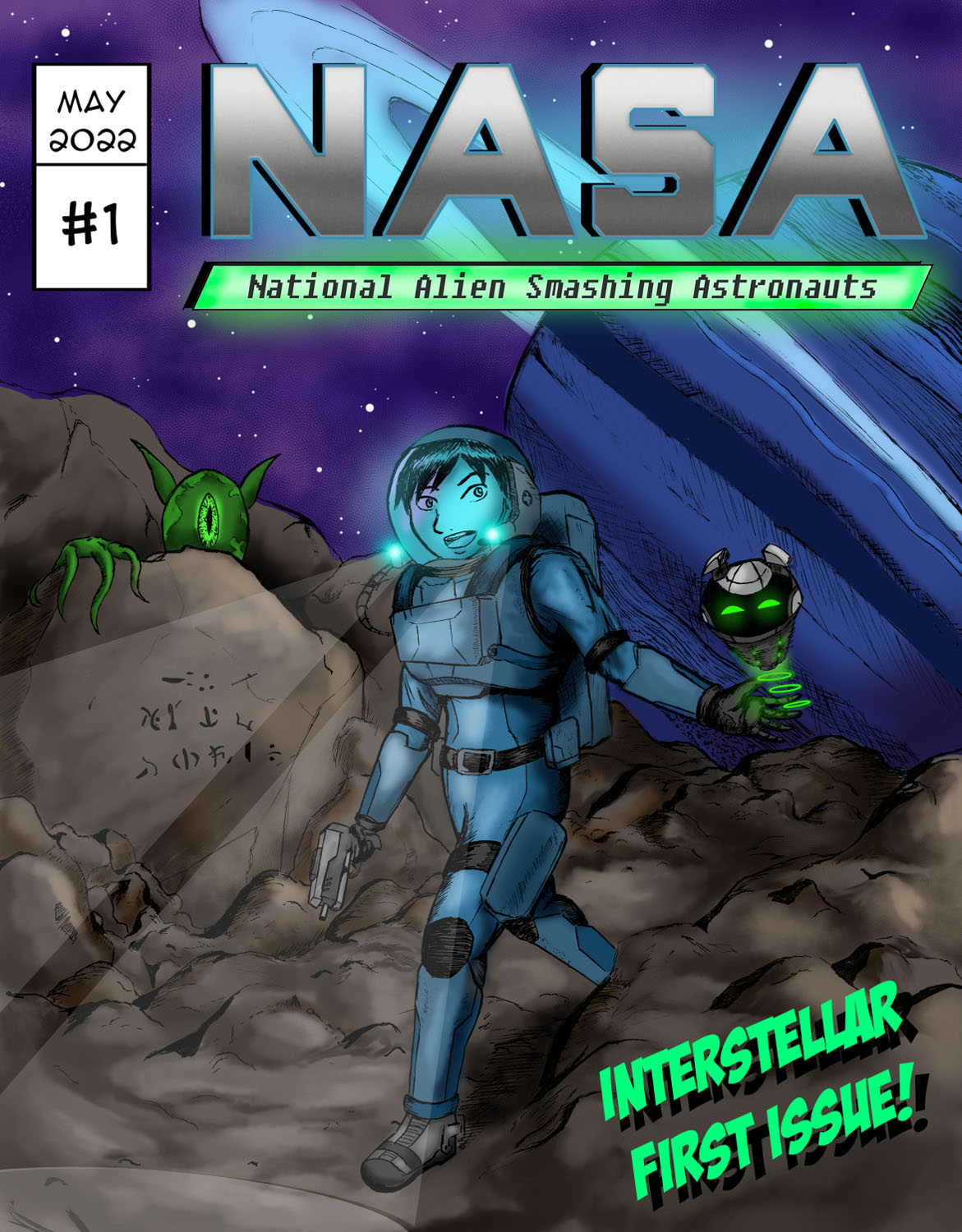 Concept Cover Art #1Pen & Ink + Digital Tools, 1174x1504, 2022