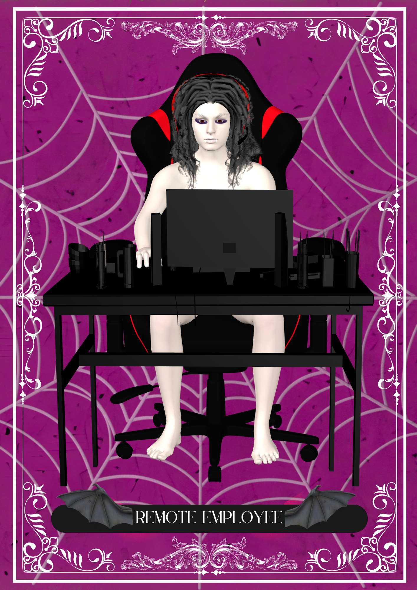 Card Deck, Five Figures for an Endless Workday, series, 2024