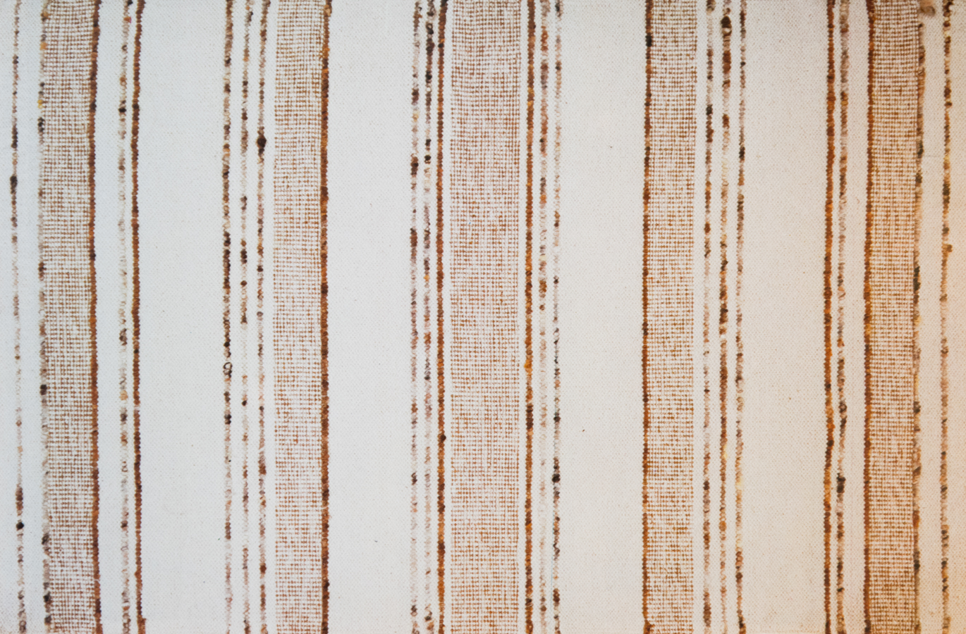 Handwoven wool rug. Serial production. 1980's