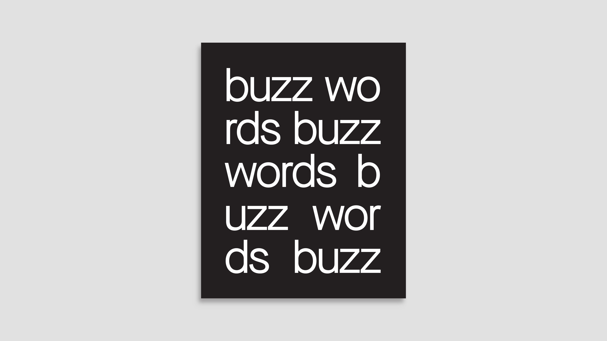 BuzzwordsVisualizing words we hear daily