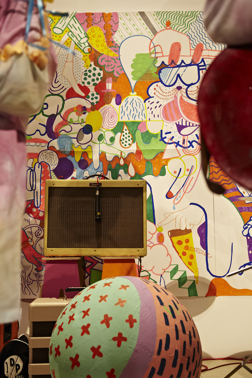 Heavy Pencil - Mike Perry, Josh Cochran & Nick White  Pick Me Up 2013, Somerset House, London