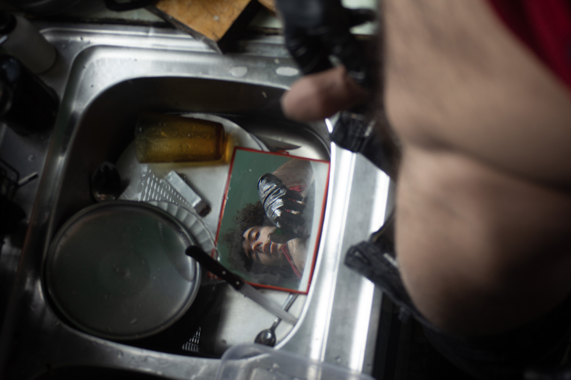The poet dishwasher, ca. 2021 Photographic Paper 23 3/5 × 15 7/10 in | 60 × 40 cm Edition of 1/3 + 1AP