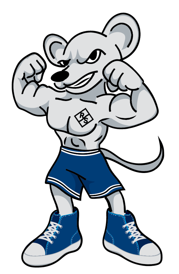 A silly Rodent Shorts illustration - a mondegreen of 'Rohde & Schwarz'.