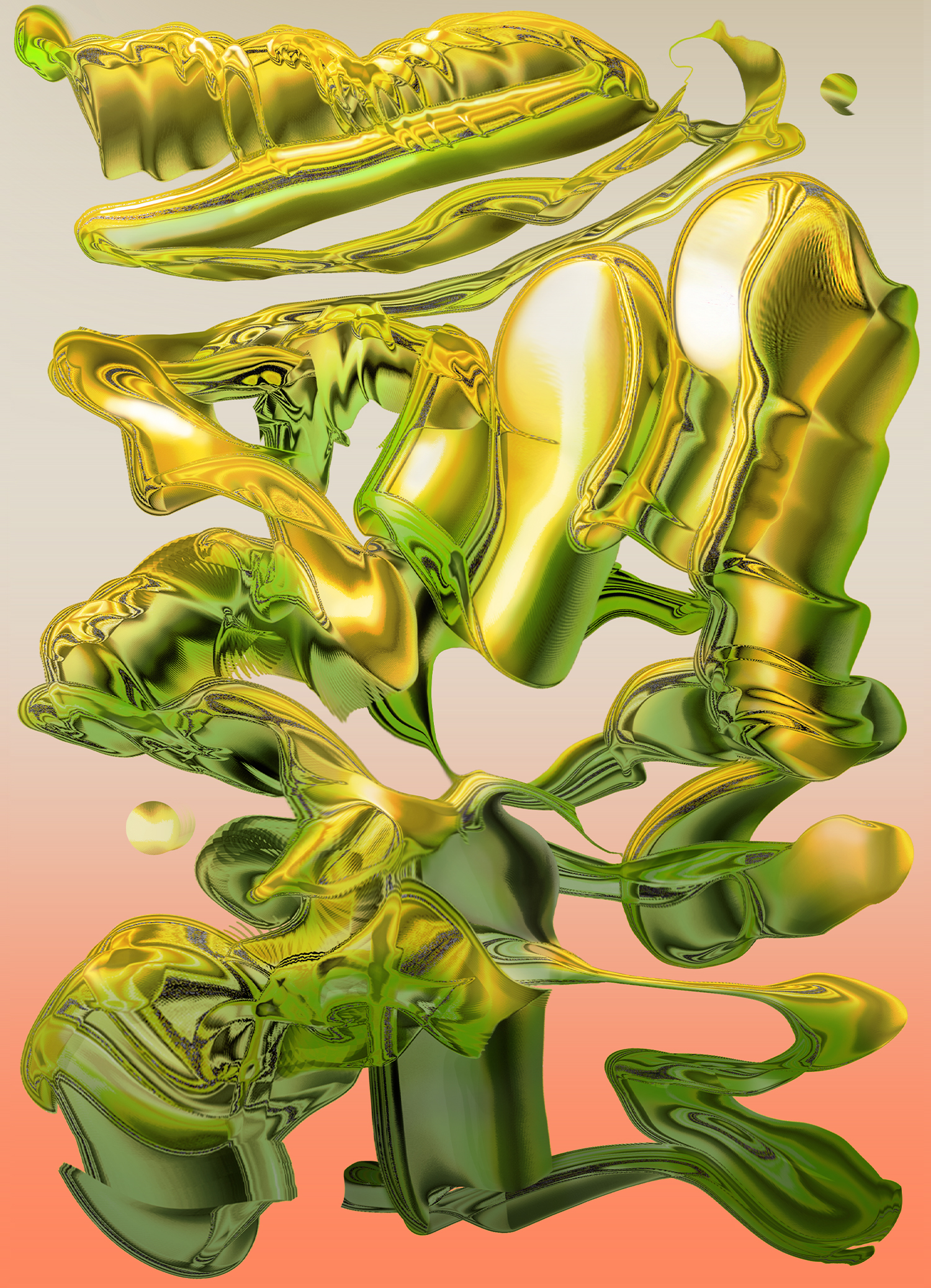 Liu Yu, Poster series of Mutual Friends: Design for The Future I., 2022.