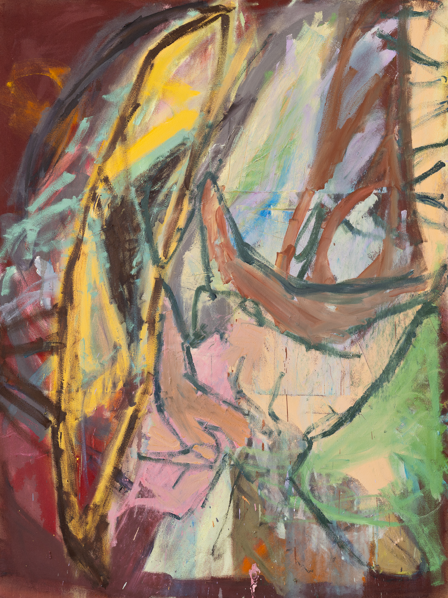 'intermezzo' - 2024, oil on canvas, 48x64