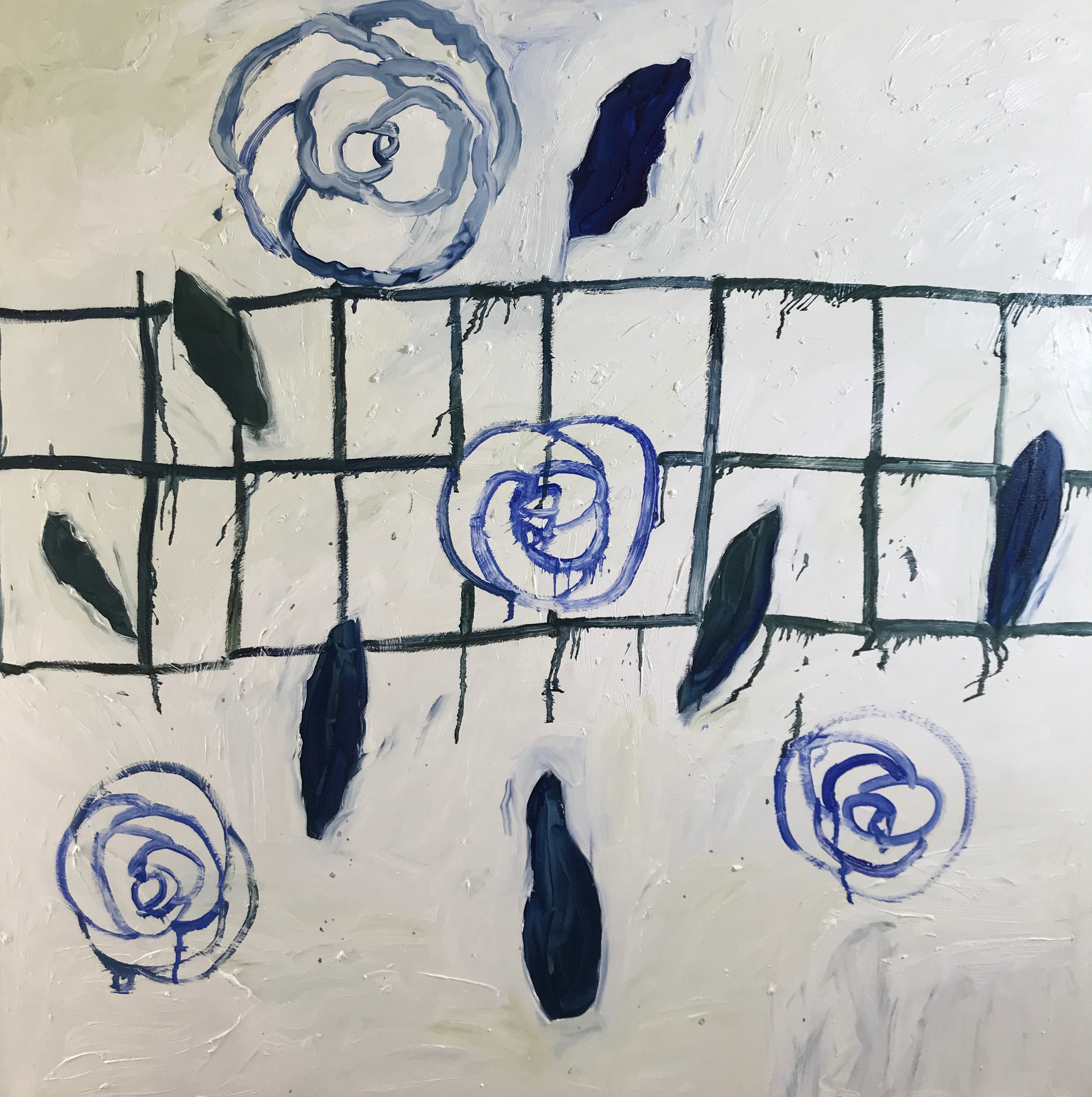 Storm, 2022, Oil on Canvas, 48"x48" in