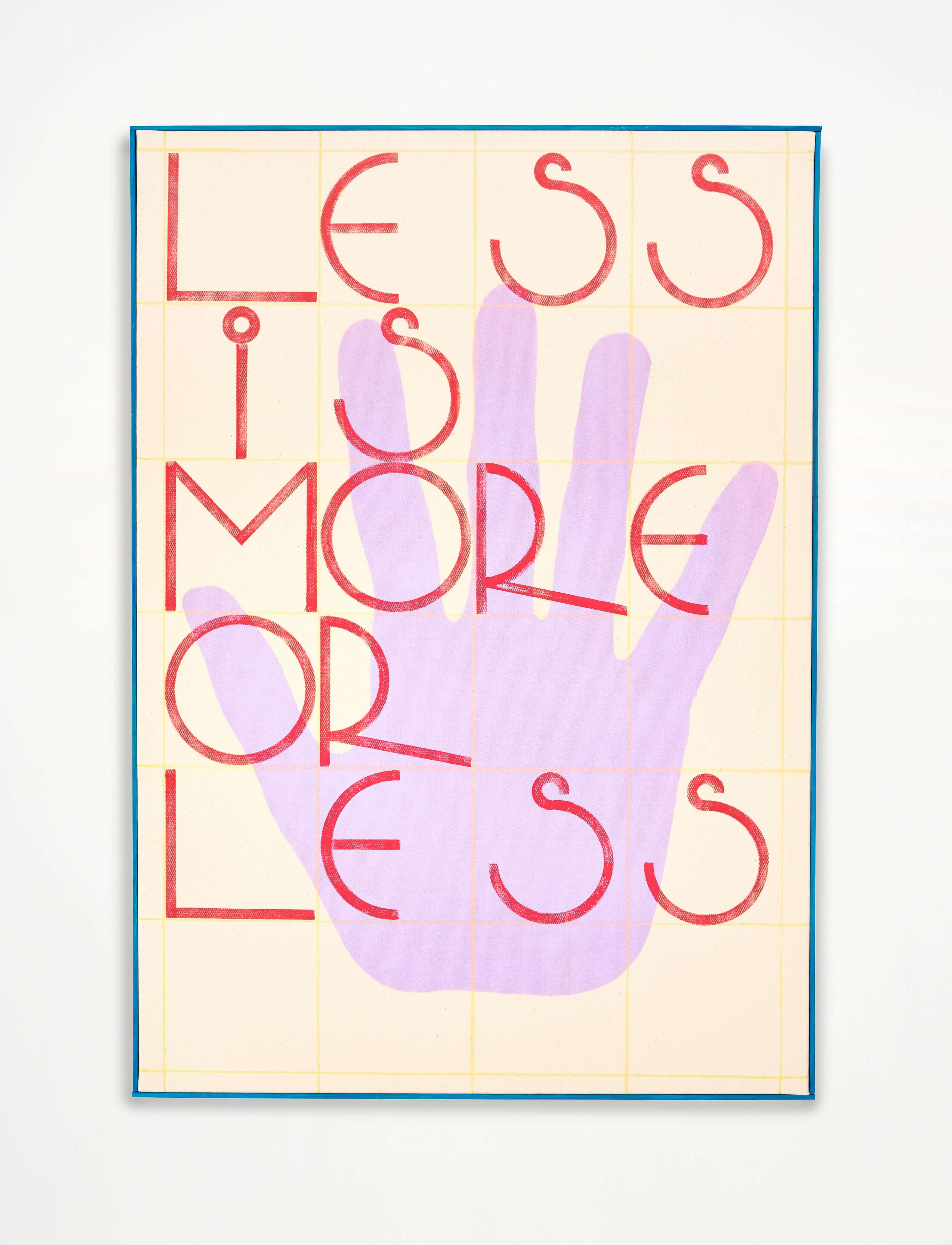 LESS IS MORE... (hand) - SOLD