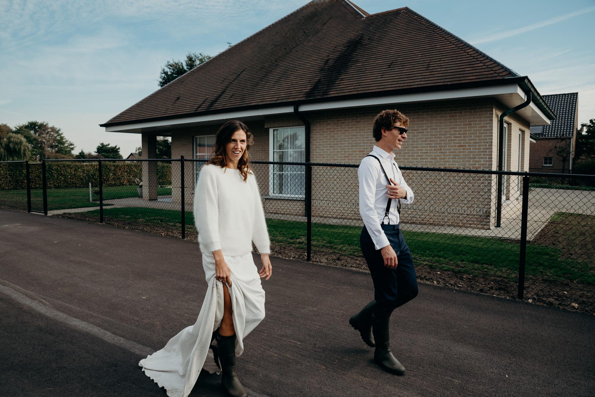 Charlotte + Tom, Backyard autumn wedding