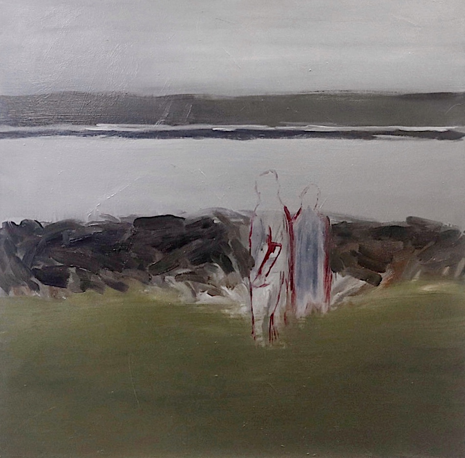 The Other Side. 彼岸. 2020. oil on canvas. 31x31 inches. 79x79 cm.