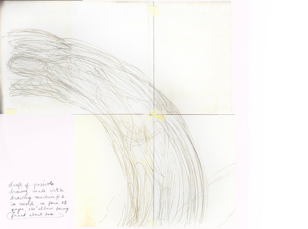 1. Drawing made with drawing machine #2 in mind