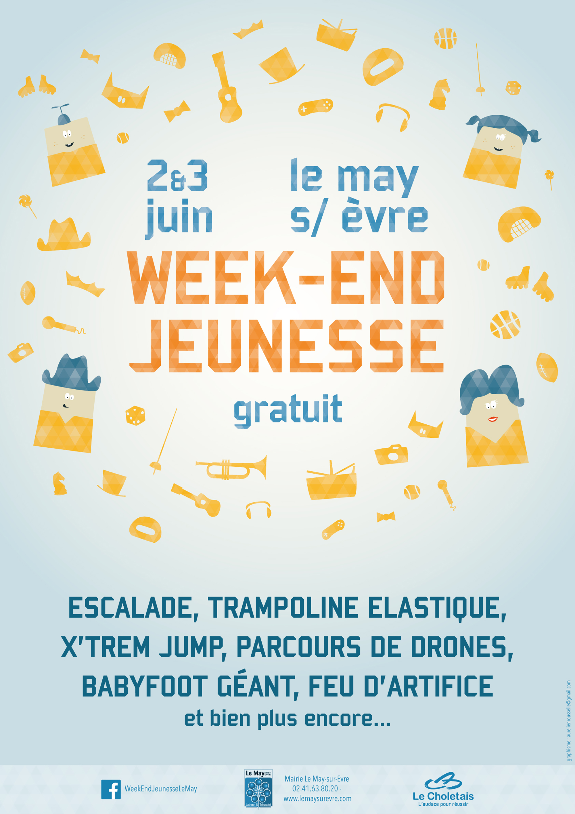 Affiche événementiel - Mairie de Le May-sur-Èvre (49)